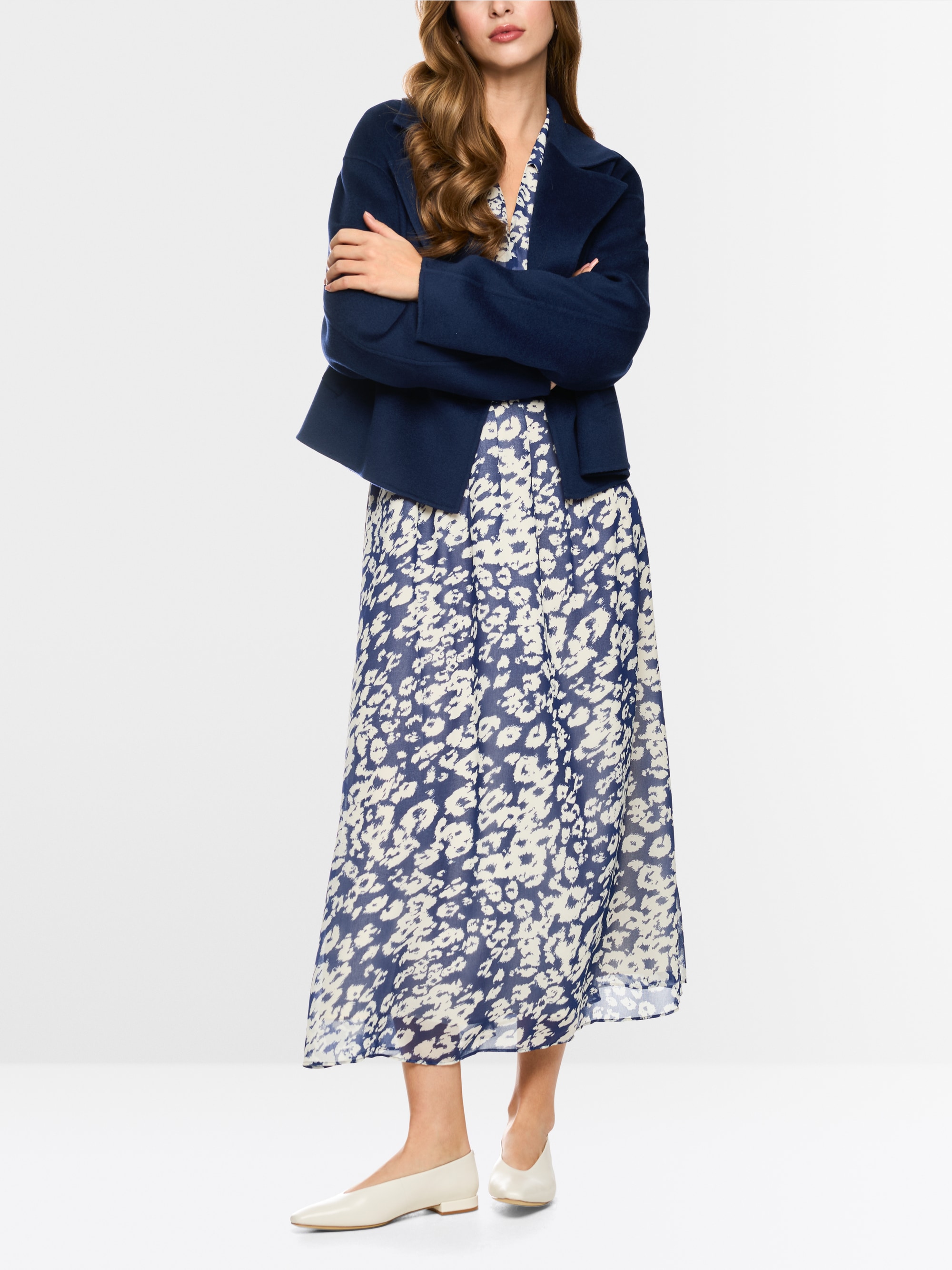Short wool jacket