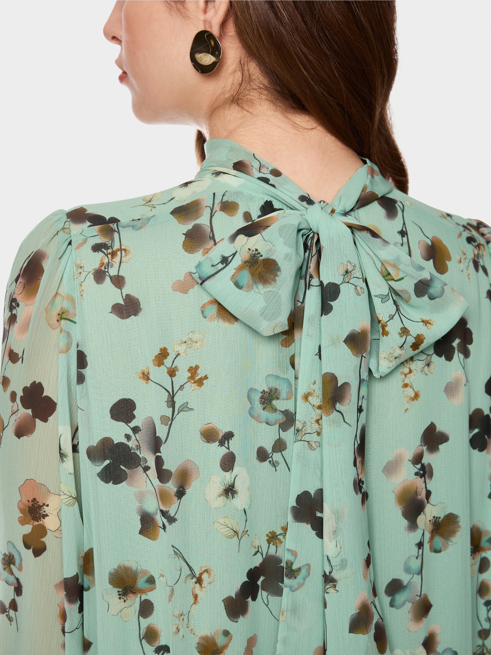 Robe à fleurs avec volants