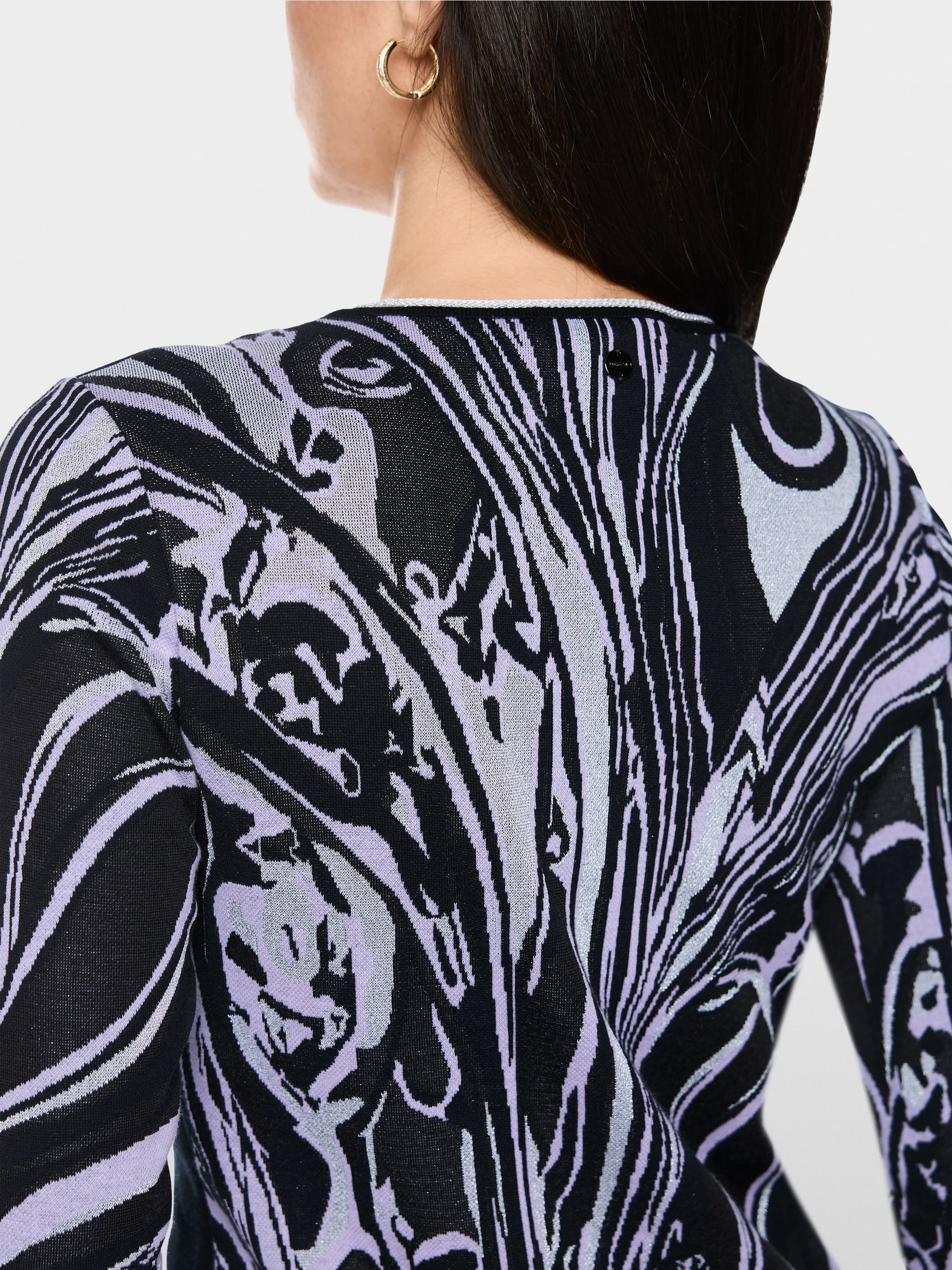 Robe longue en maille tricotée en Allema