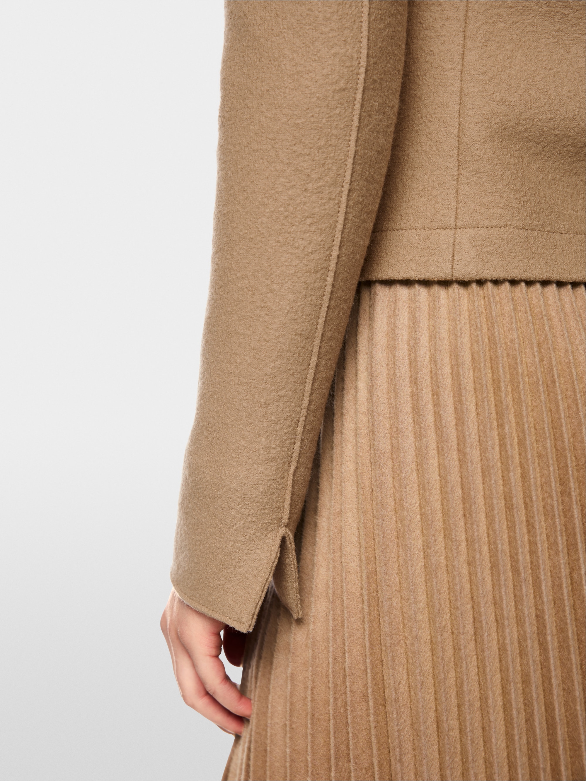 ‘Knitted in Germany’ short wool jacket