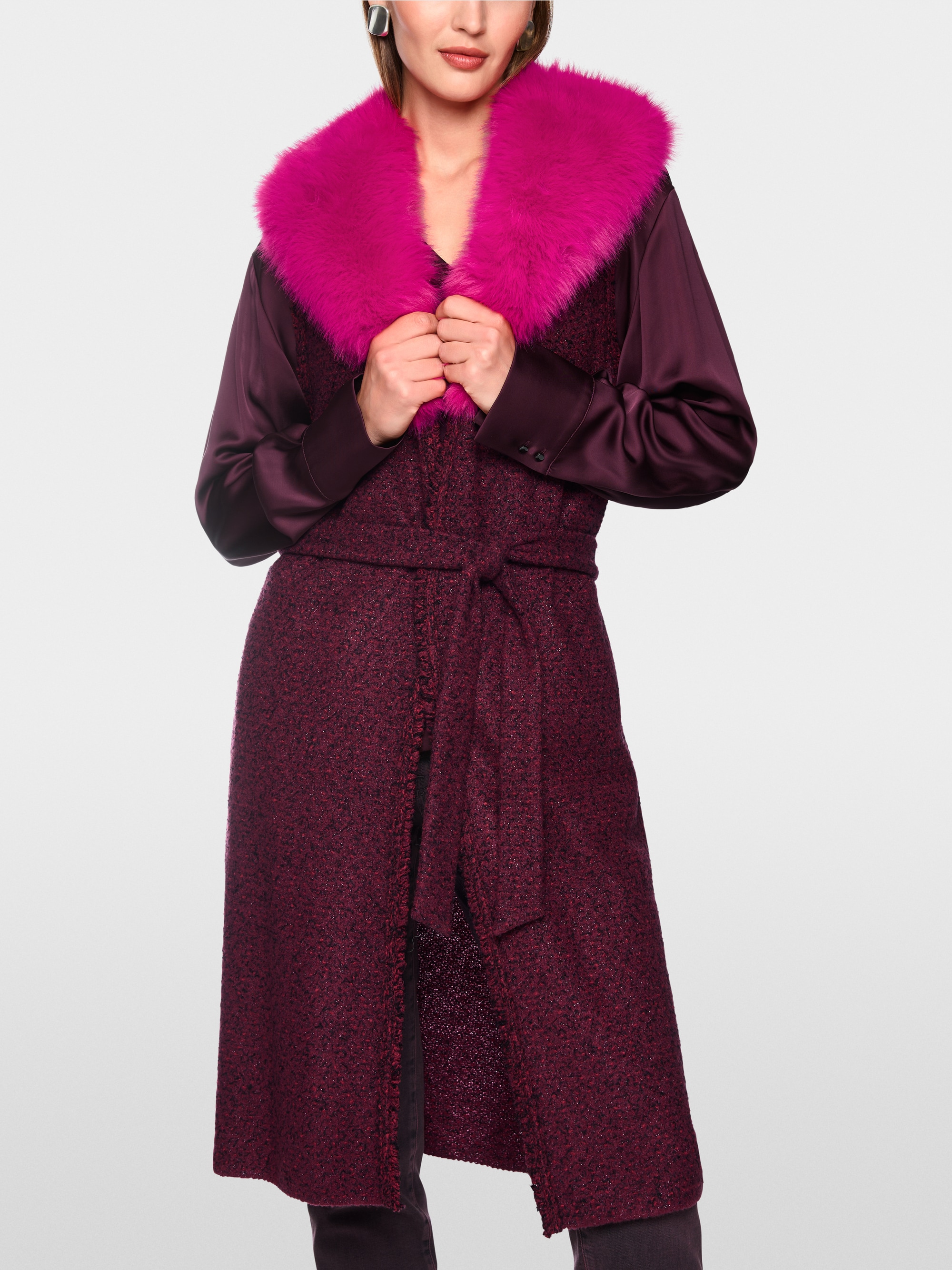 ‘Knitted in Germany’ long waistcoat