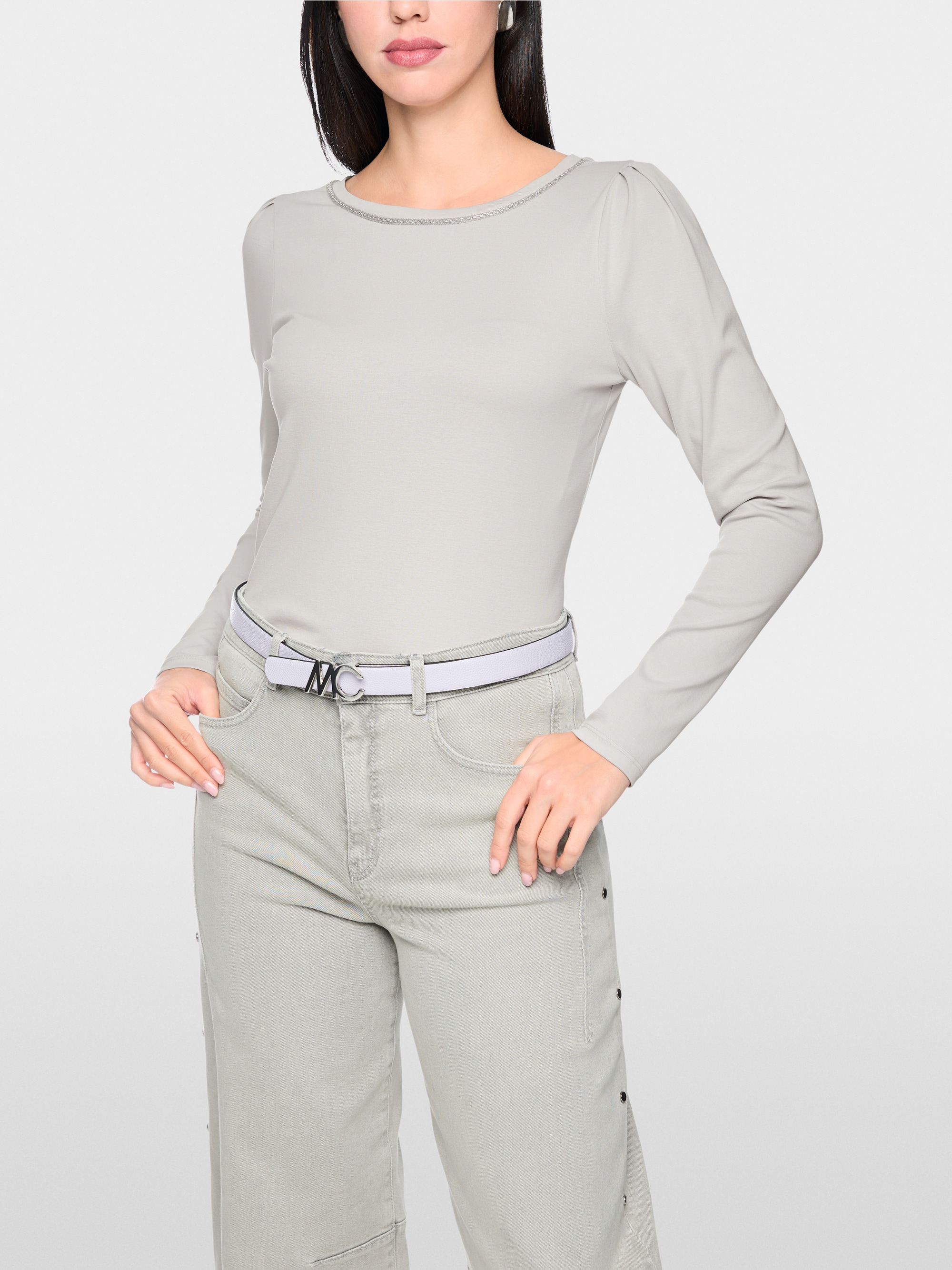 T-shirt avec détail chaîne