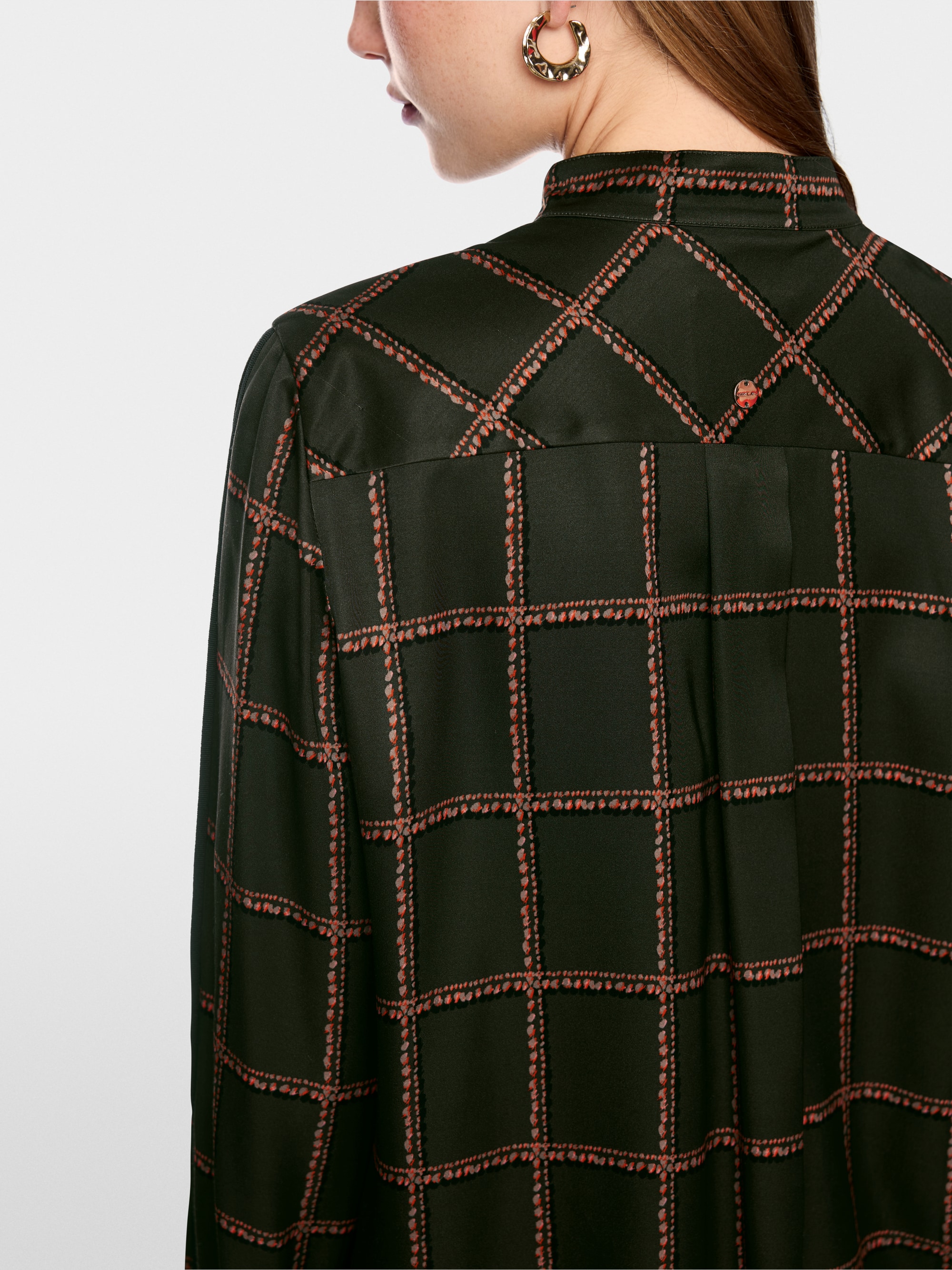 Printed viscose blouse