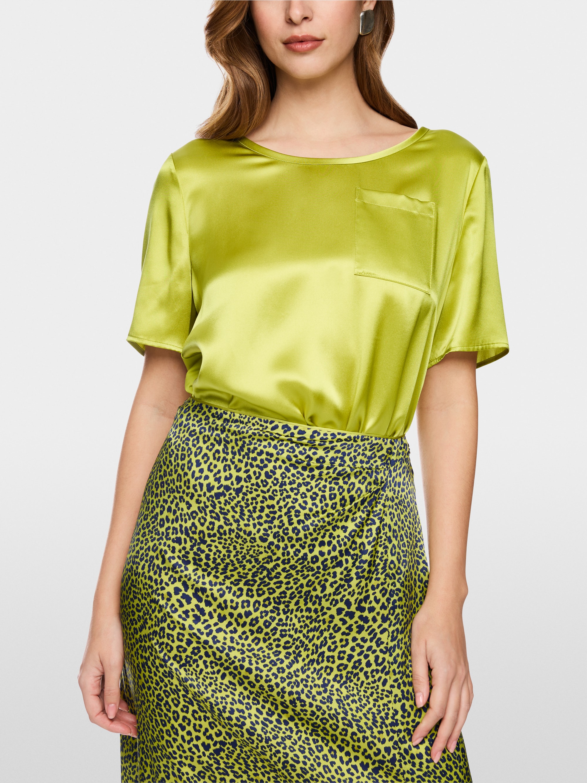 Silk jersey shirt