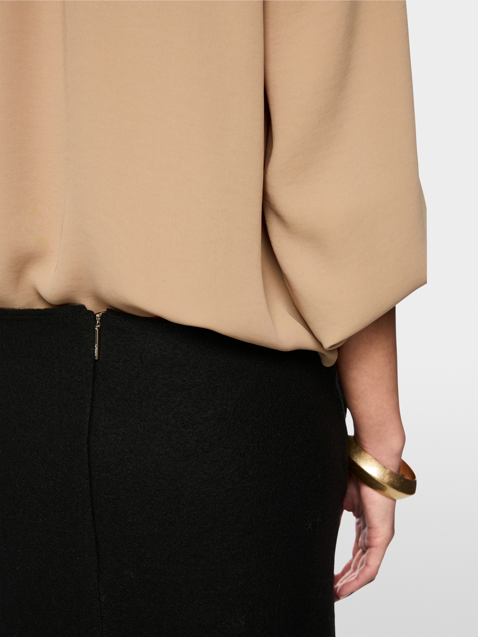 ‘Knitted in Germany’ boiled wool skirt