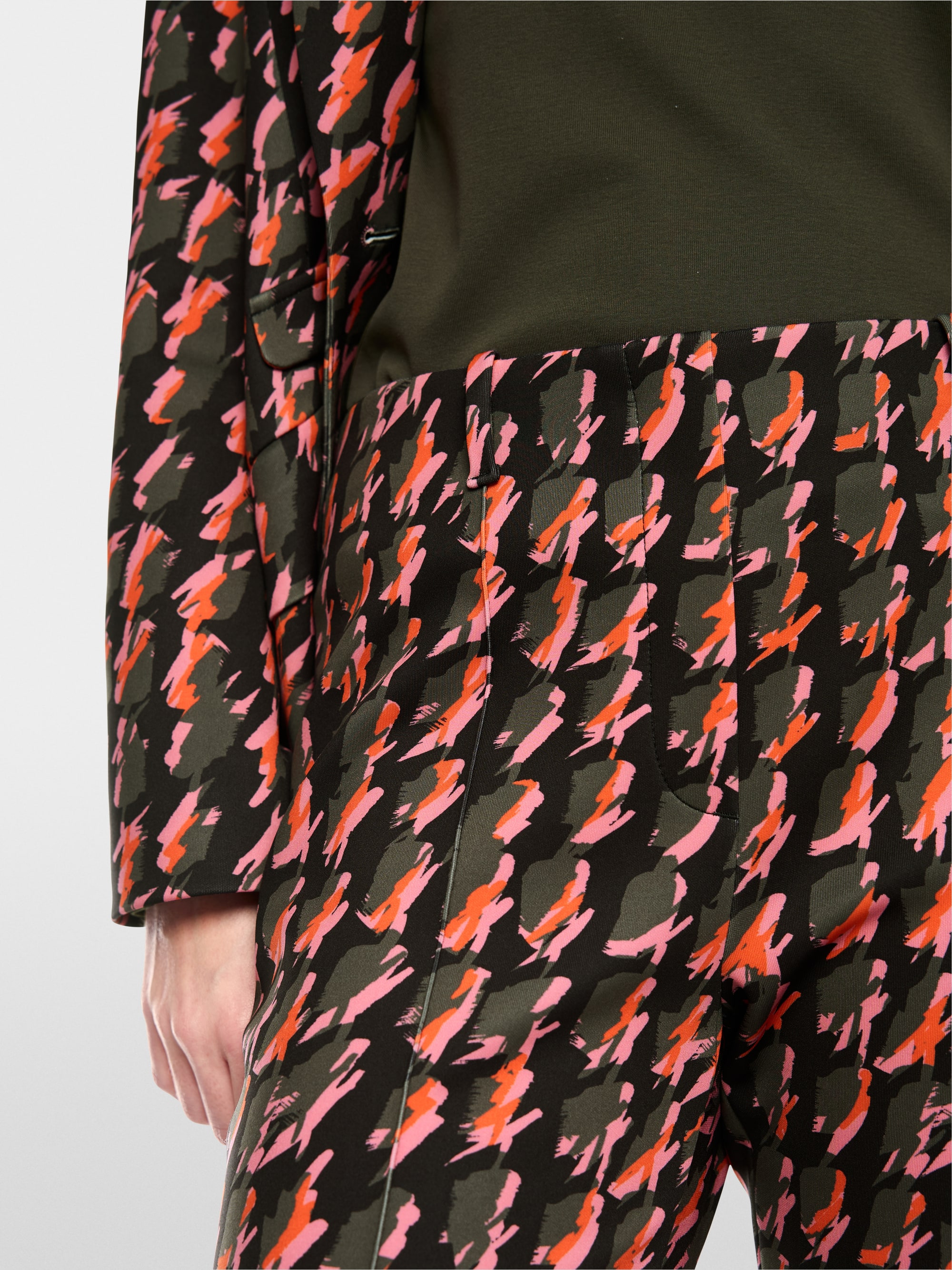 FREDERICA scuba jersey trousers
