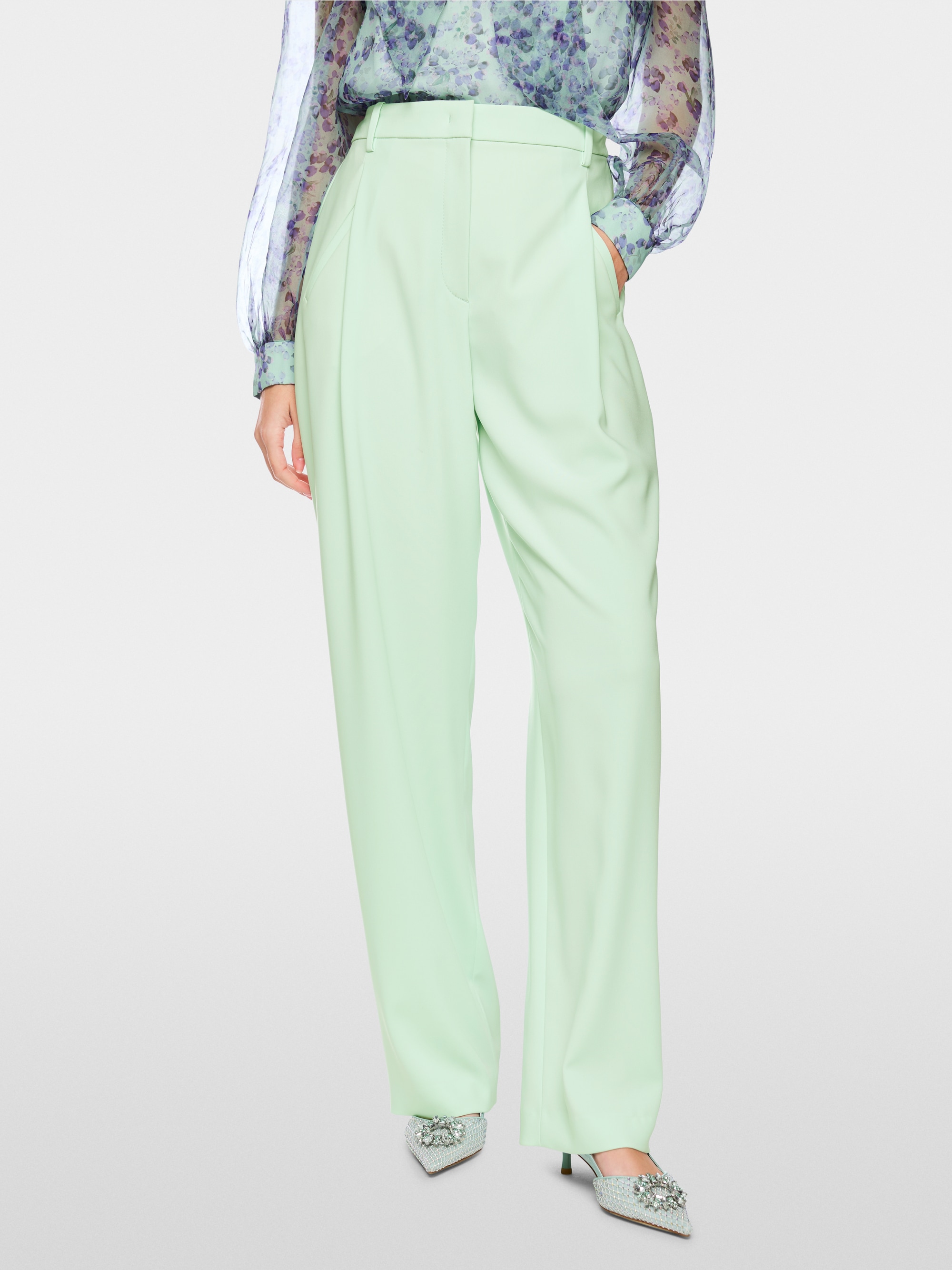 Wels wide-fit trousers