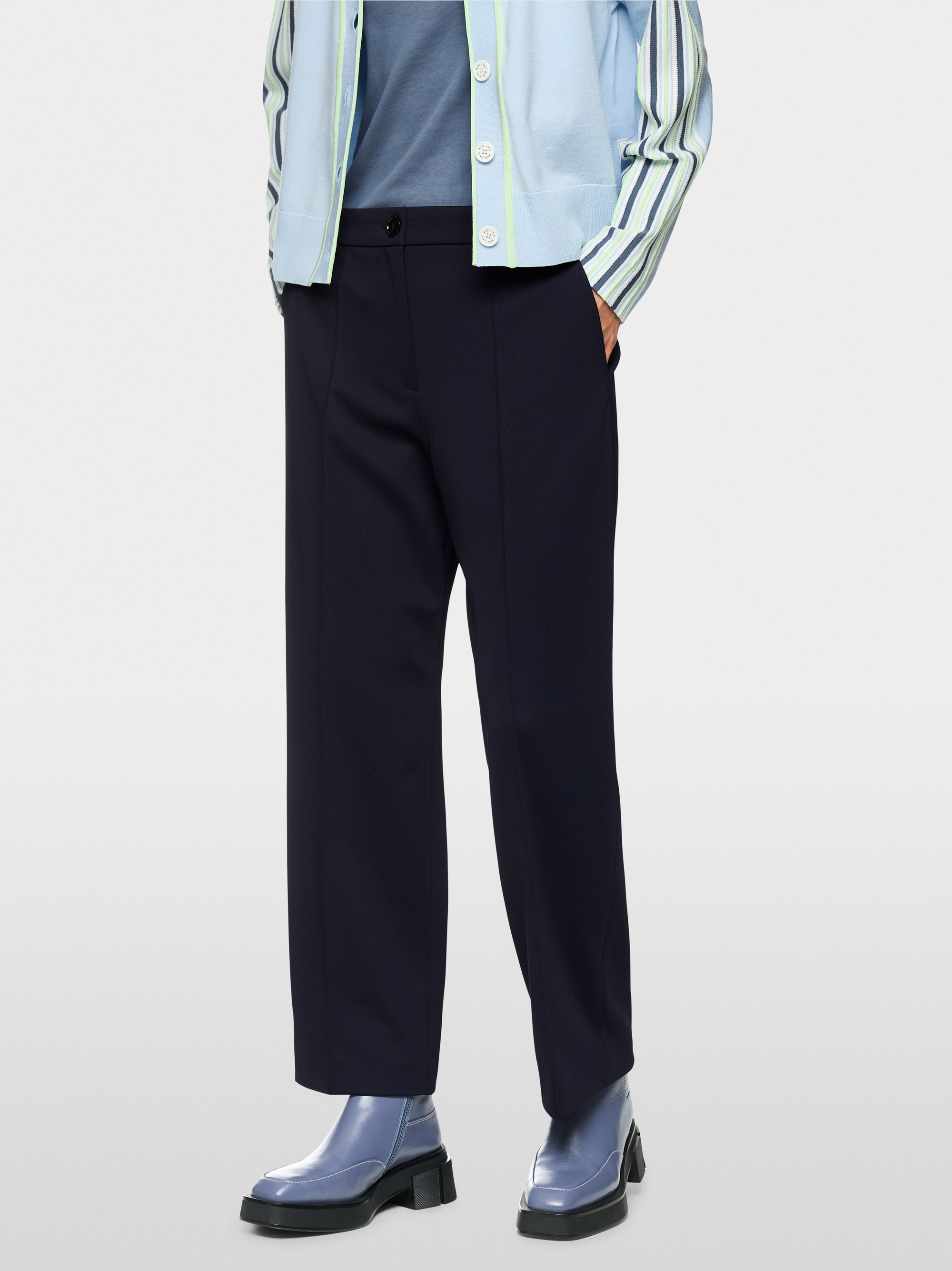 Pantalon en tissu WUKARI coupe large
