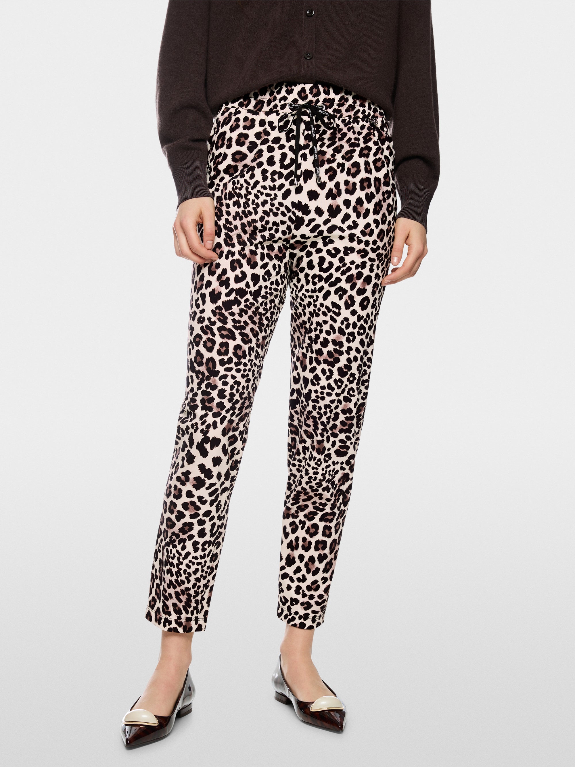 RHODOS relaxed fit pull-on trousers