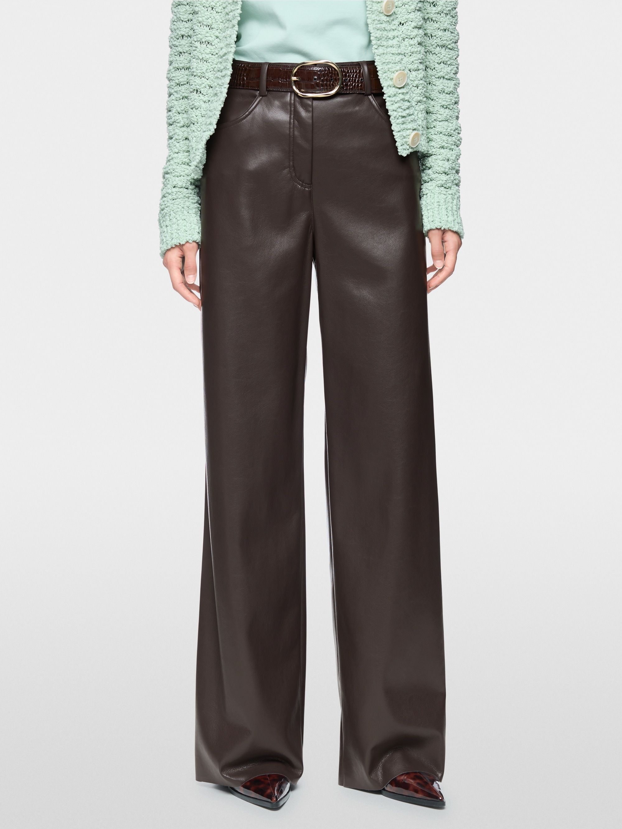 WARRI wide fit, high waist trousers