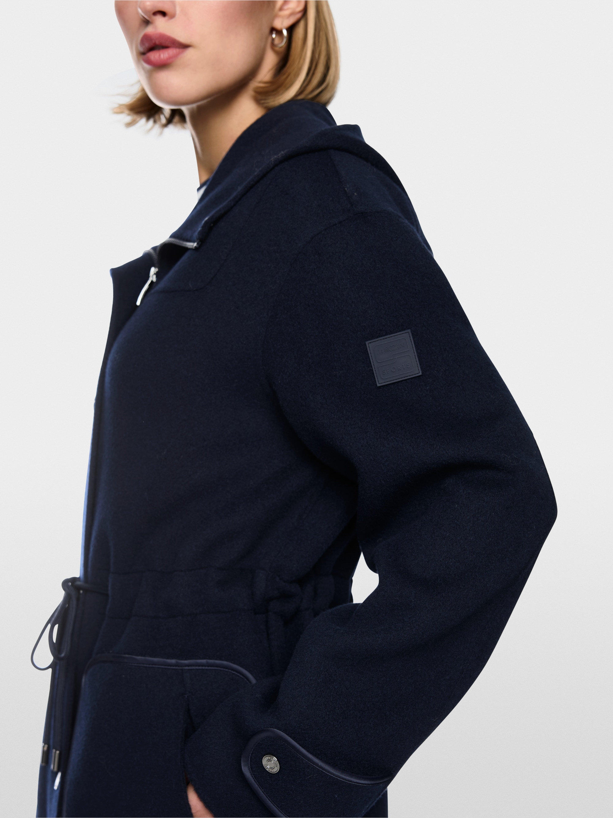 Outdoor jacket made of wool