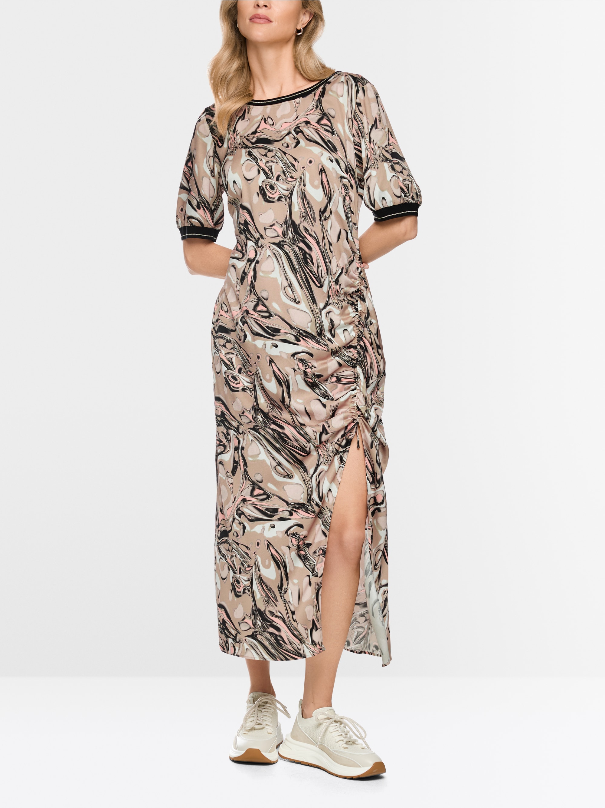 Robe longue imprimée