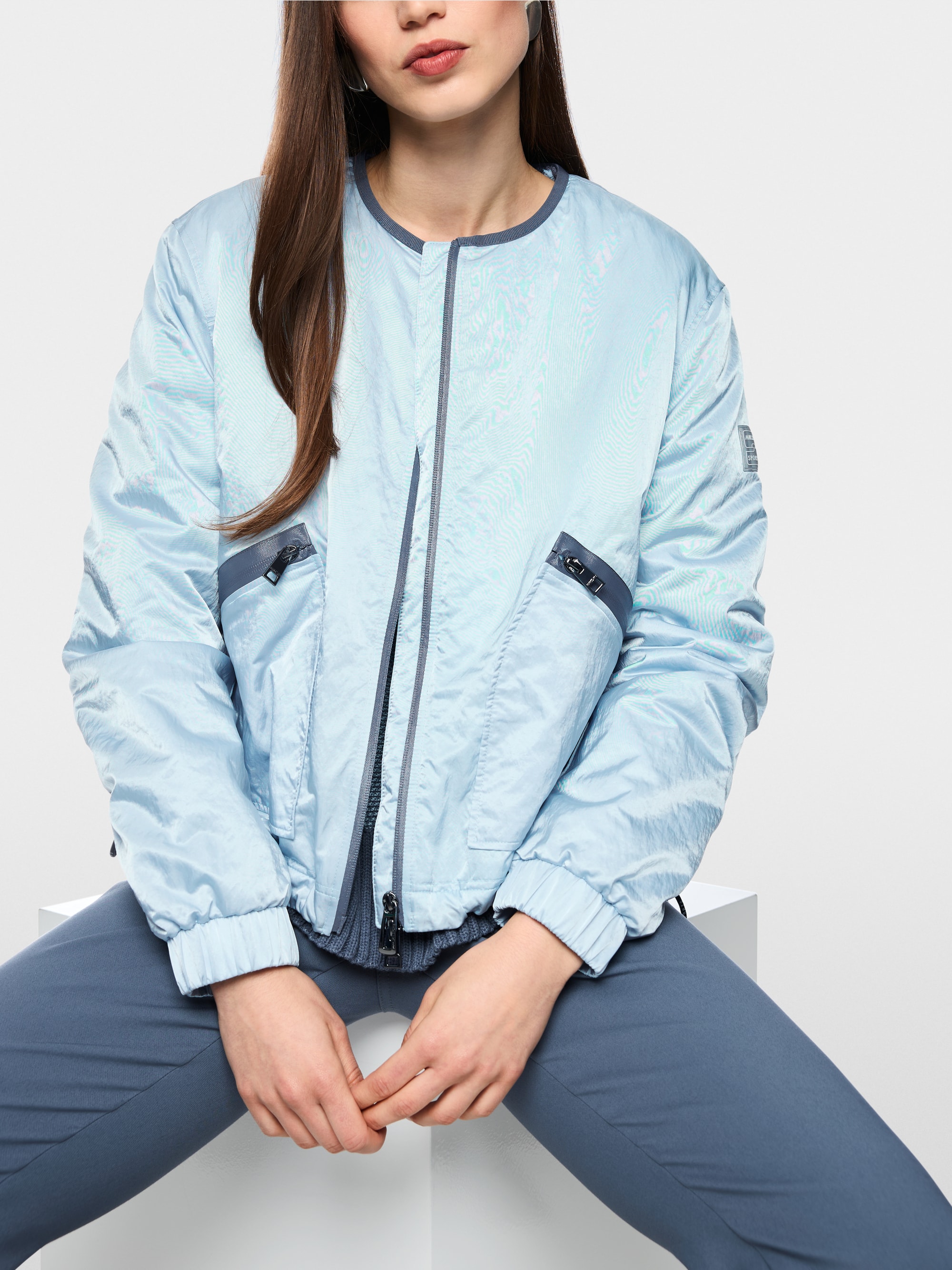 Padded bomber jacket