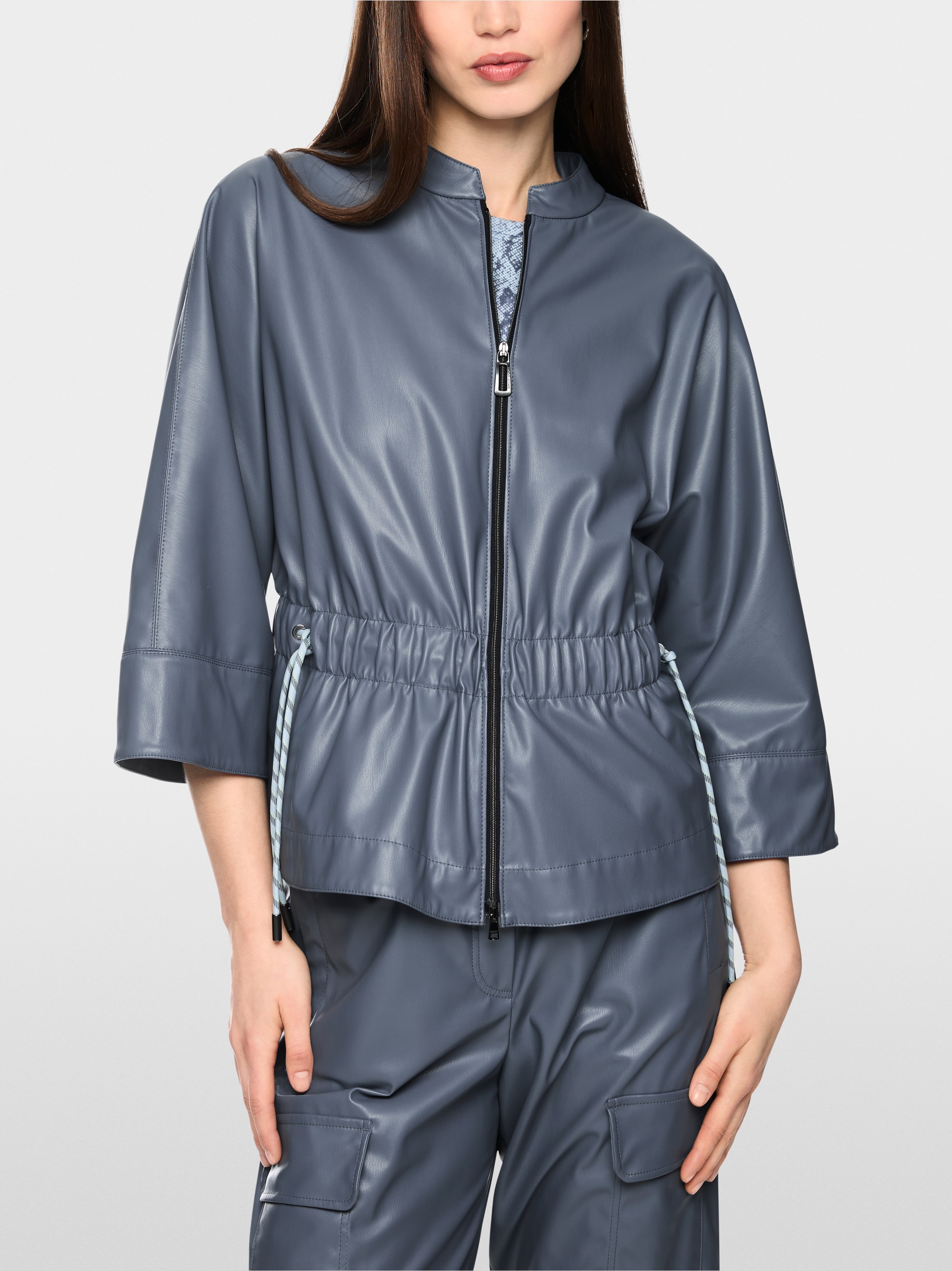 Faux leather jacket