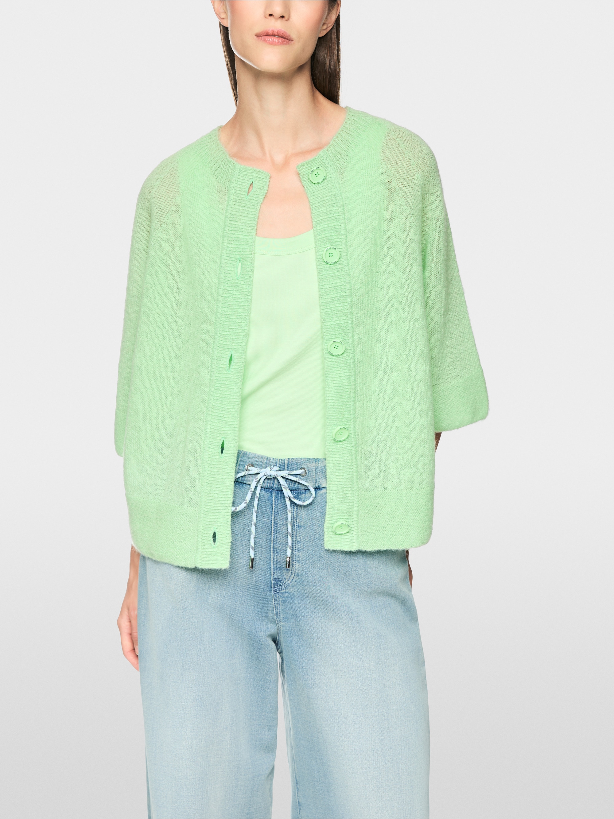 ‘Knitted in Germany’ short cardigan