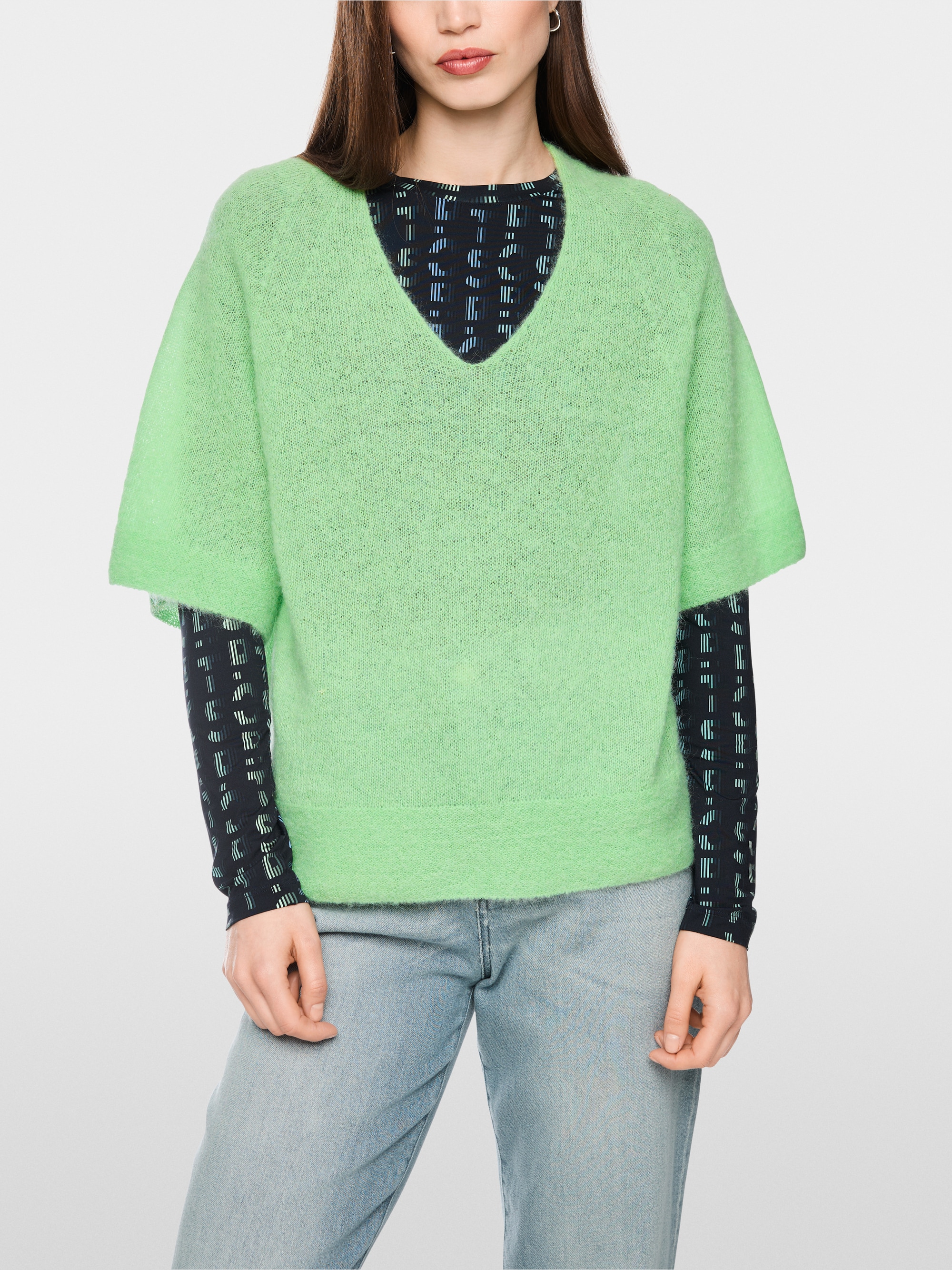 ‘Knitted in Germany’ shortsleeve jumper