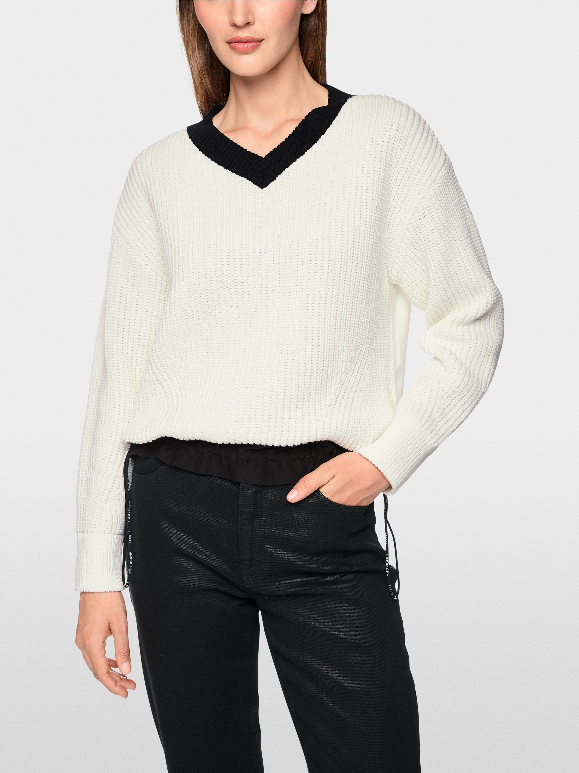 ‘Knitted in Germany’ sporty jumper