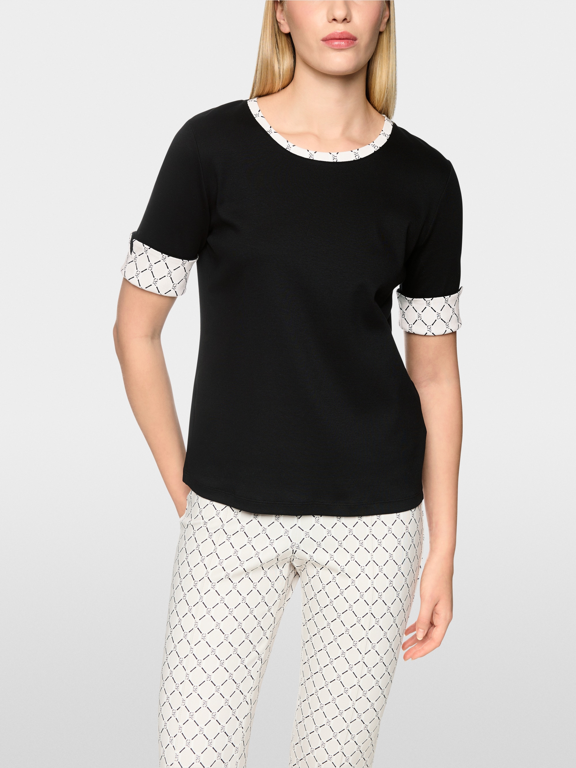 Stretch cotton shirt