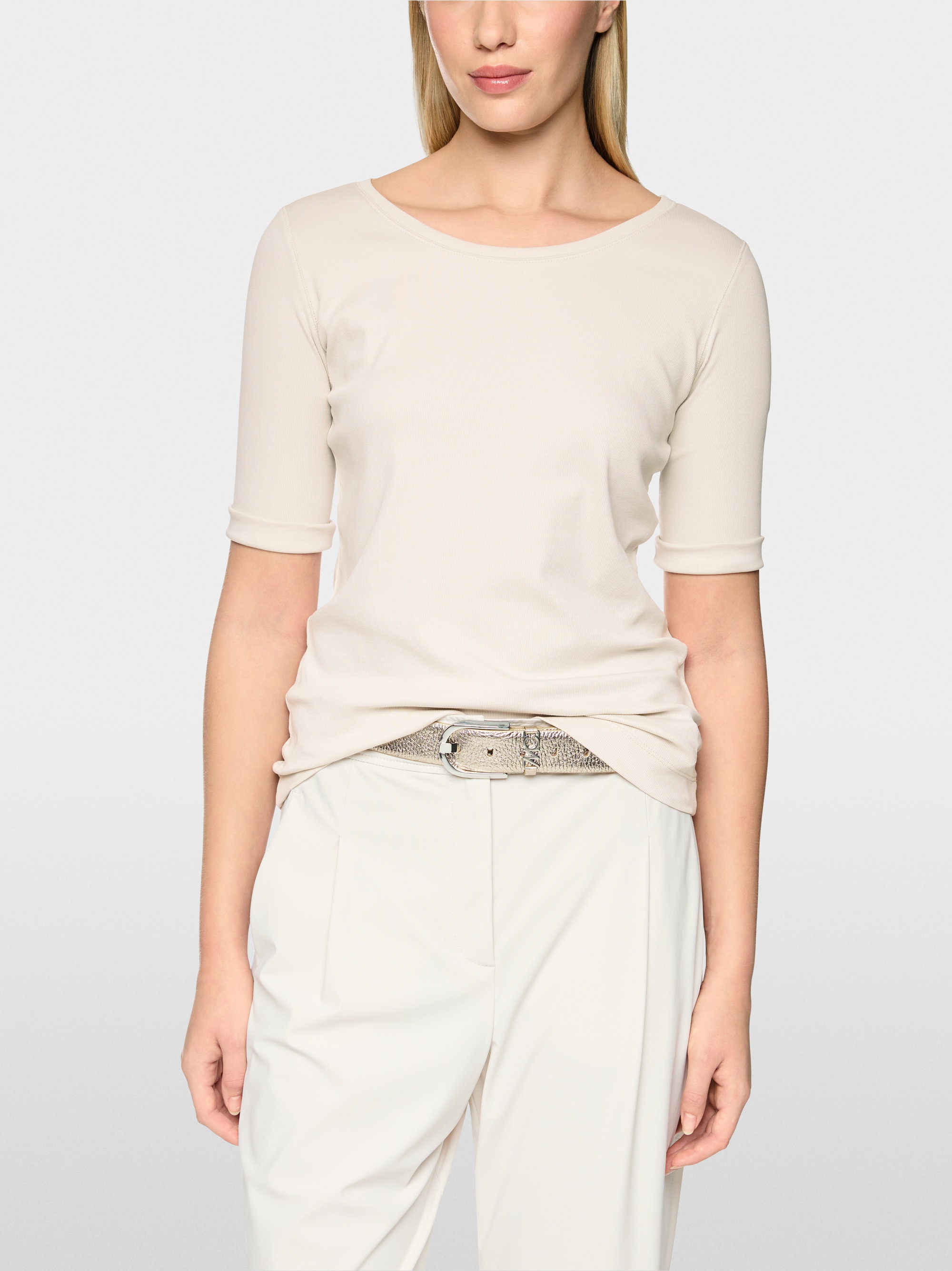 Stretch cotton shirt
