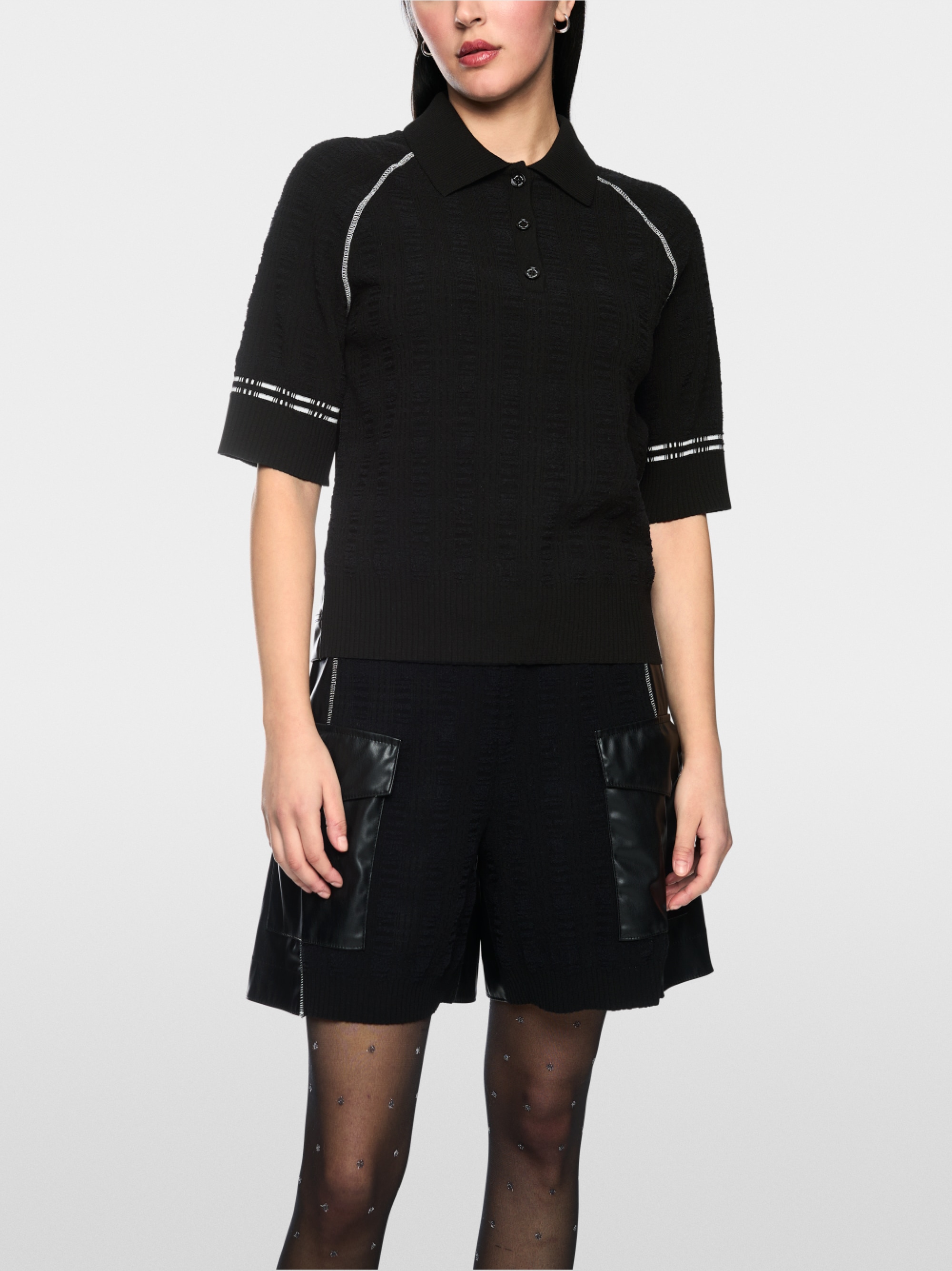 ‘Knitted in Germany’ polo shirt
