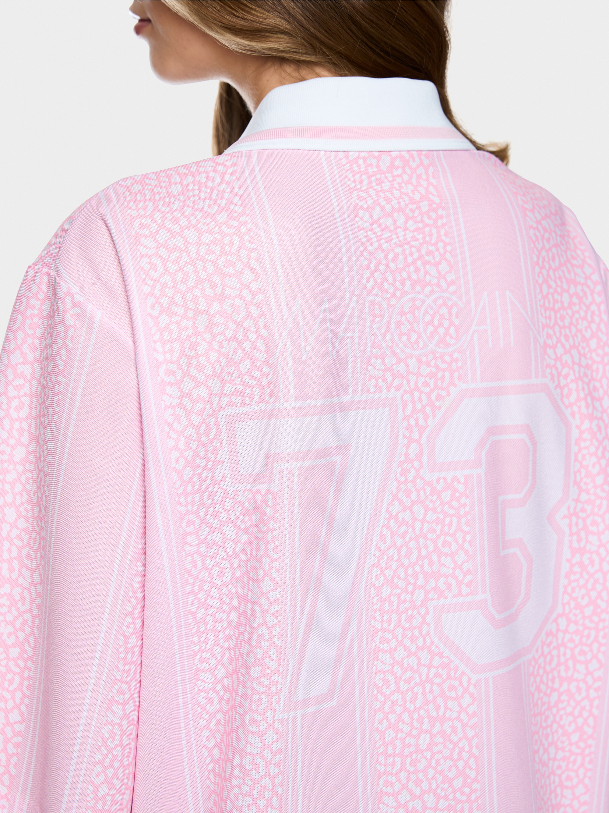 Jersey-style polo shirt