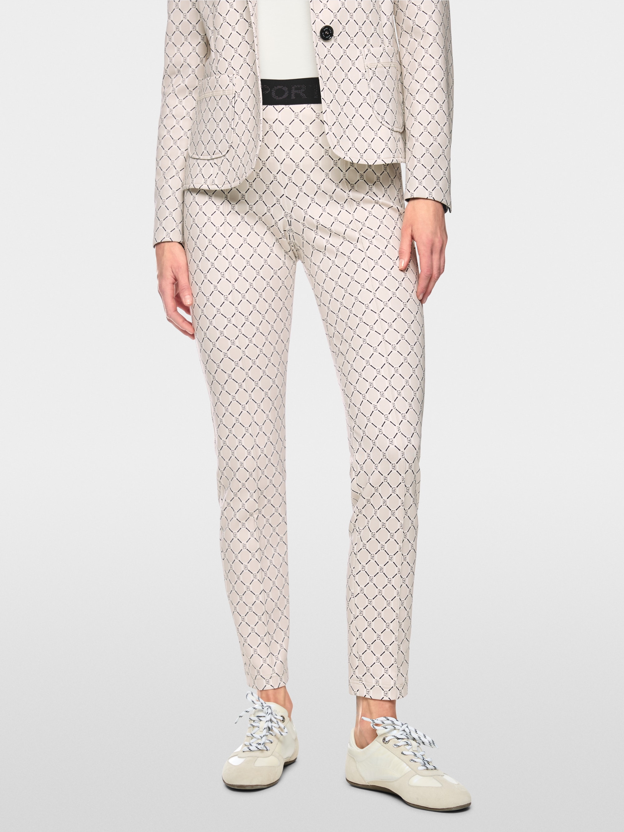 Pantalon imprimé en jersey scuba
