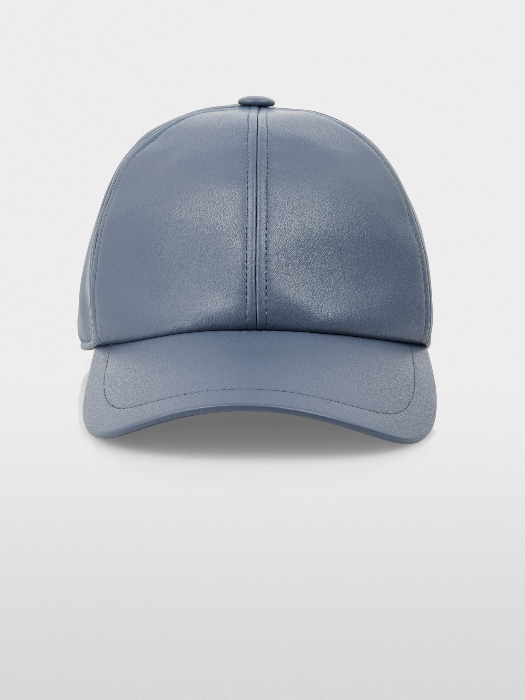 Faux leather beanie