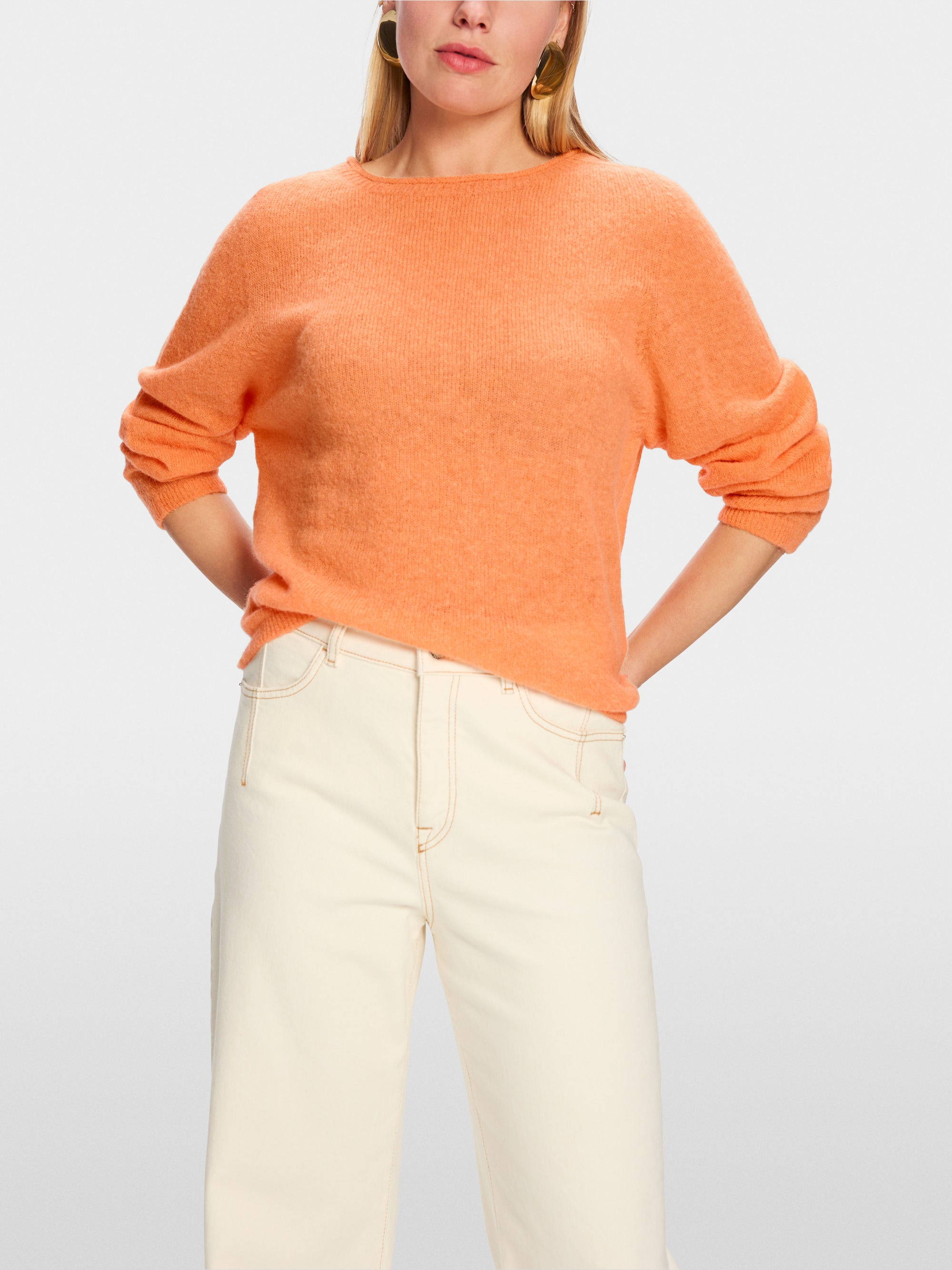 Knitted in Germany fine-knit jumper