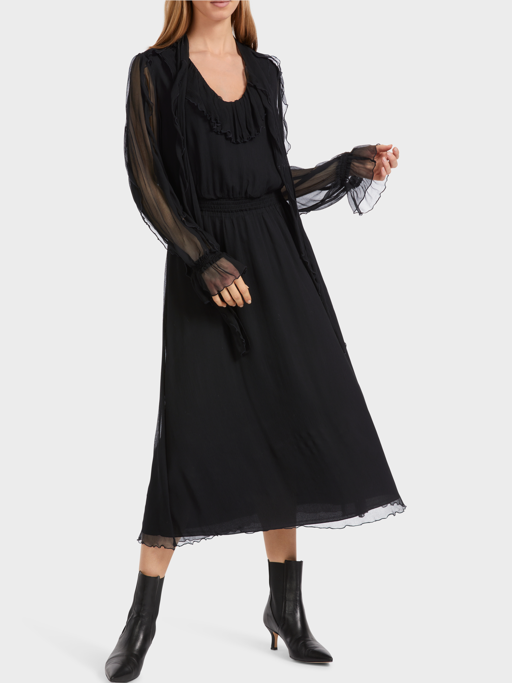 chiffon jurk