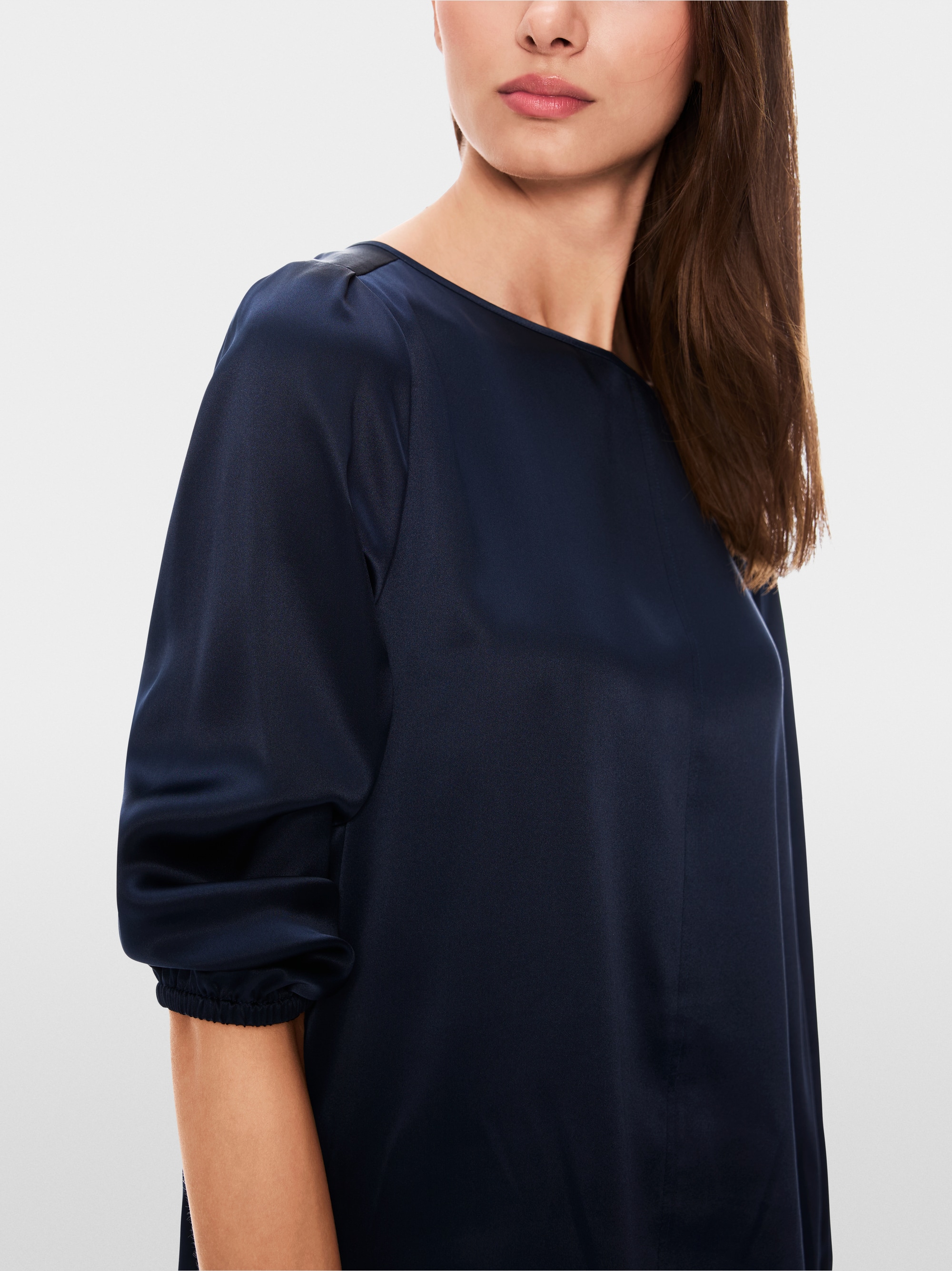 Losse zijden blouse