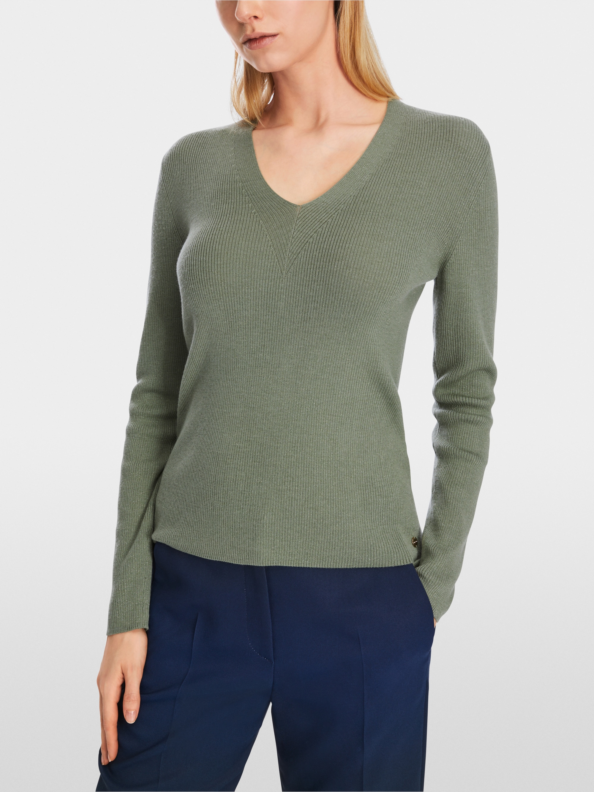 Sweater ‘Rethink Together’ met lurex