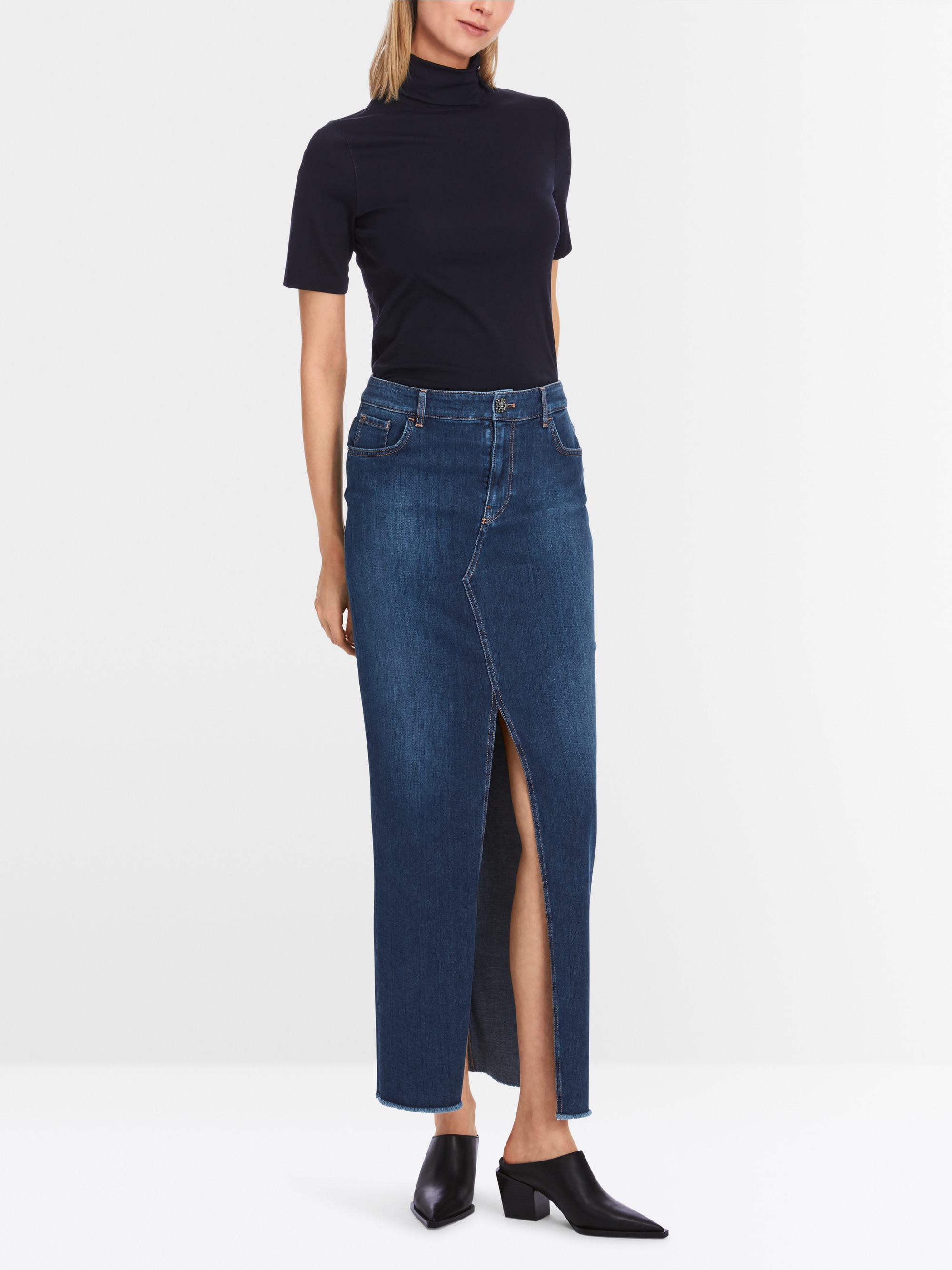 Jupe longue en denim "Rethink Together"