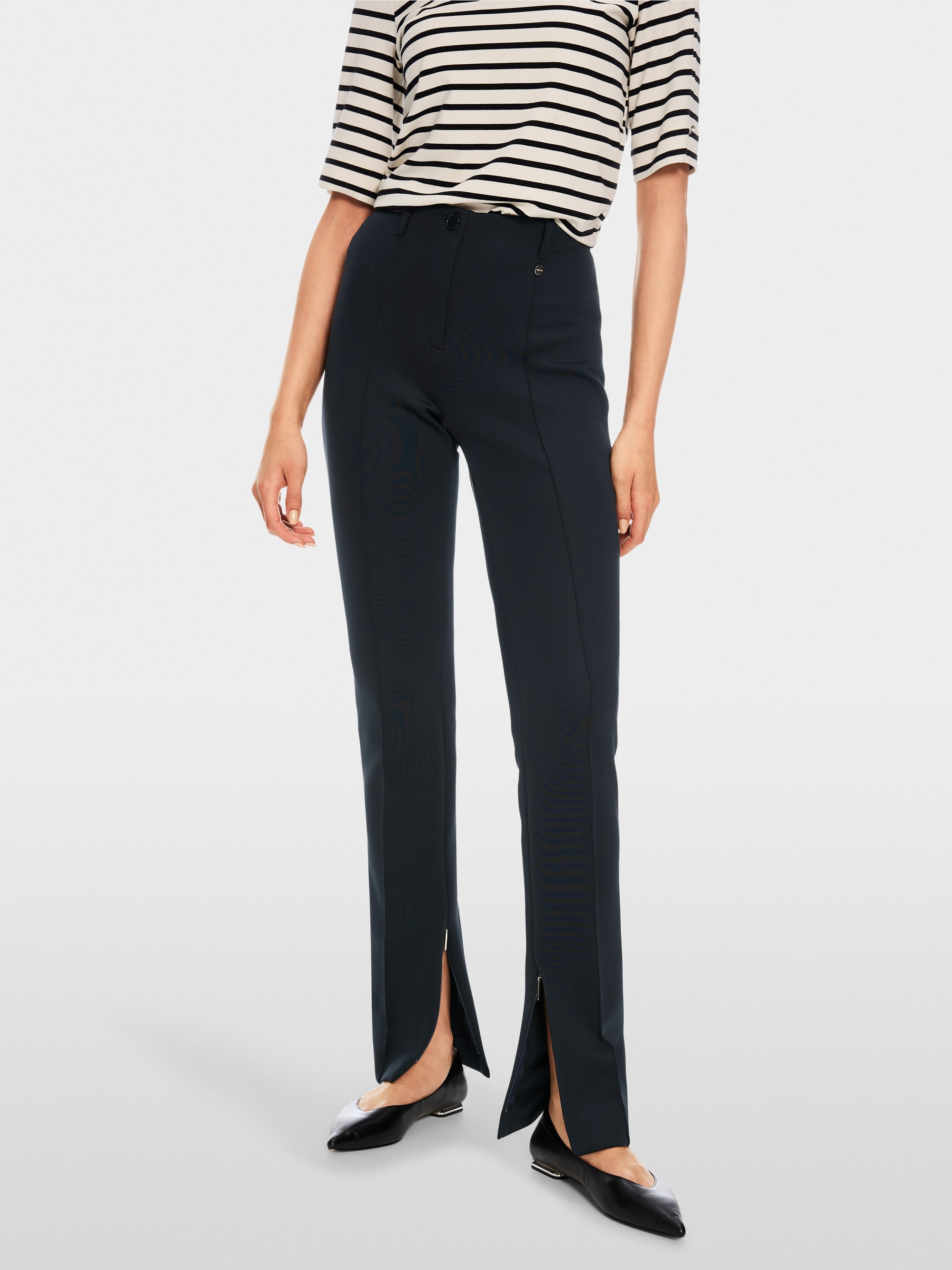 Slim-fit model SYDNEY van scuba-jersey