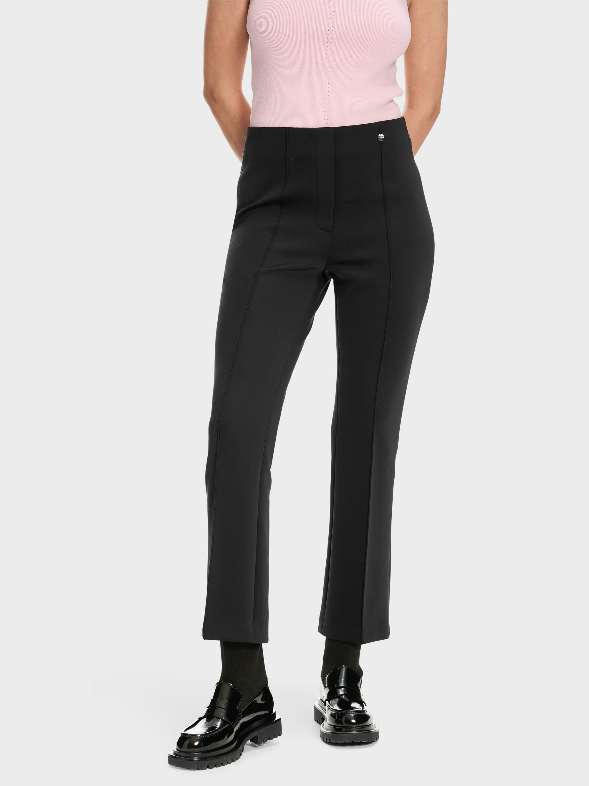 FREDERICA broek in scuba-jersey