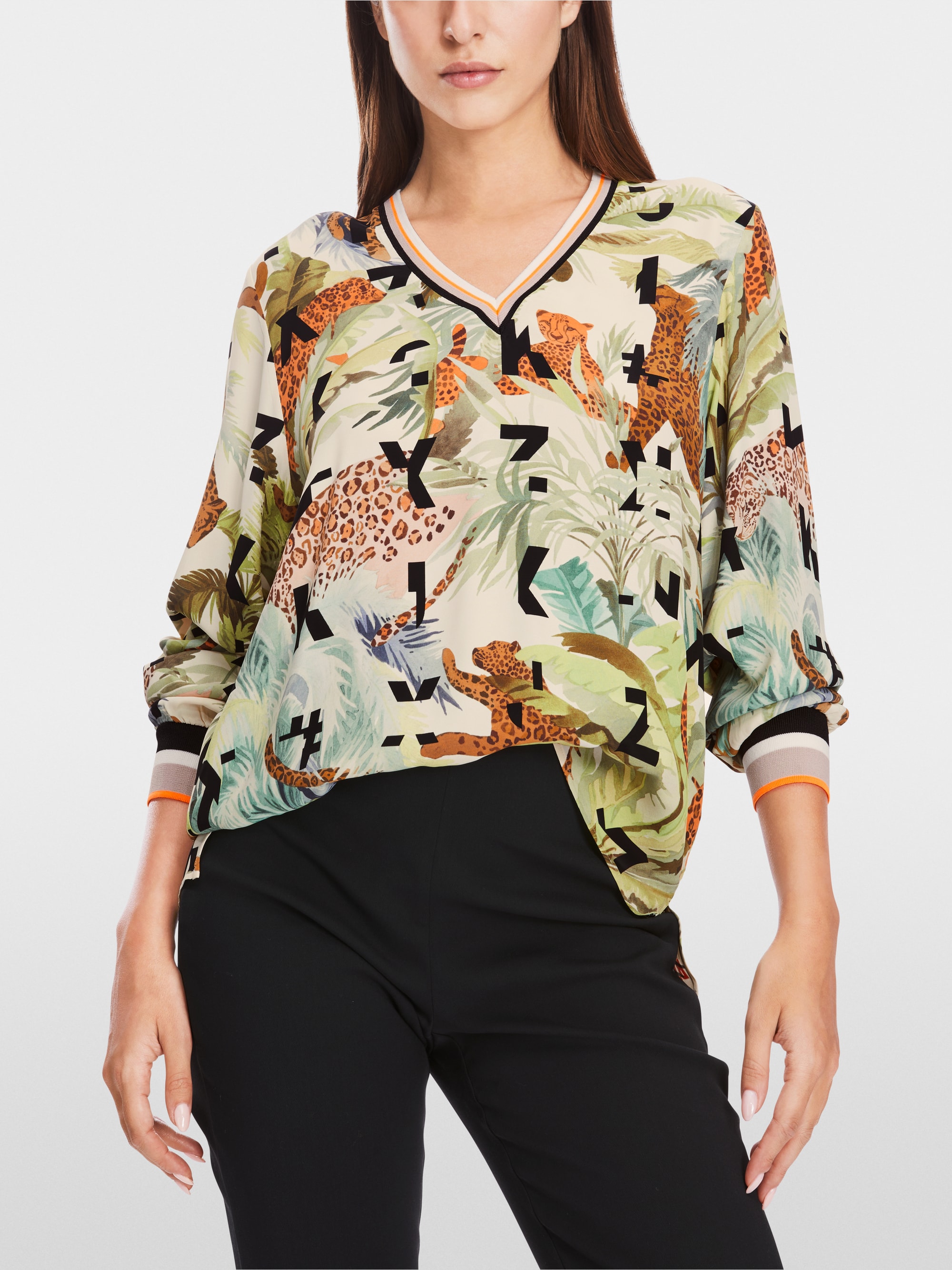 Casual blouse van viscose ‘Rethink Together’