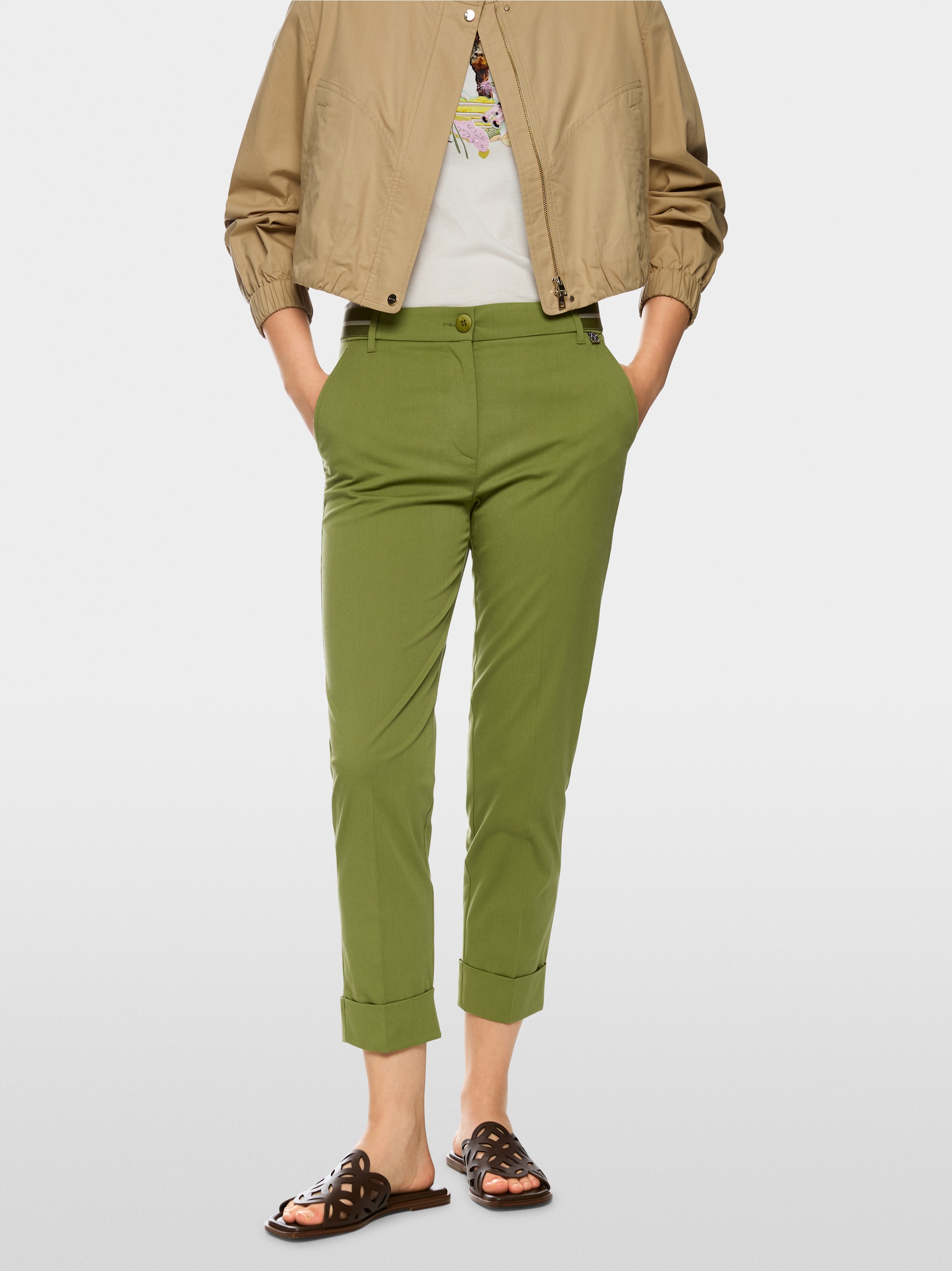 Pantalon à revers féminin modèle FRANCA
