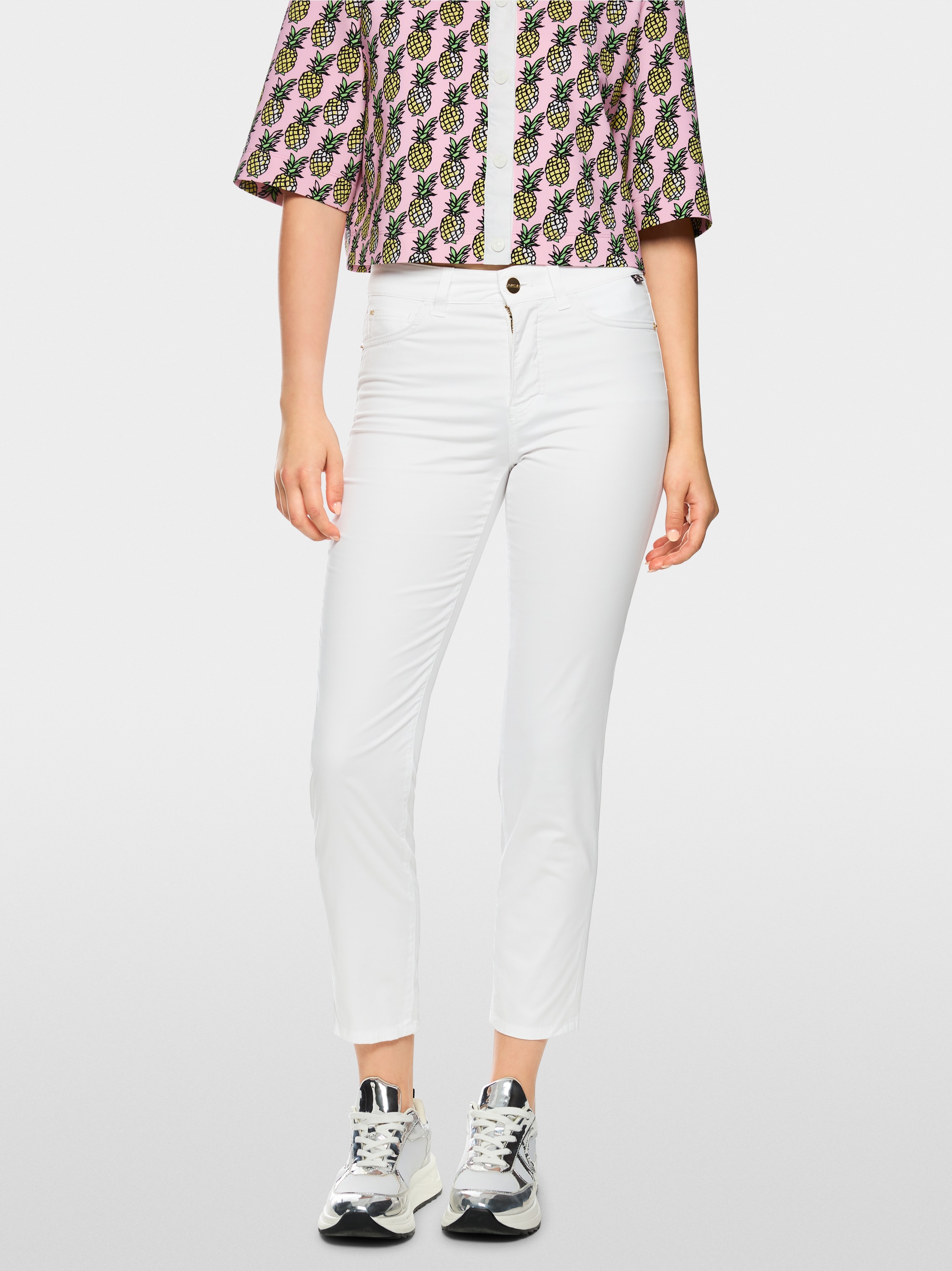 Pantalon cinq poches en uni - Modèle SILEA