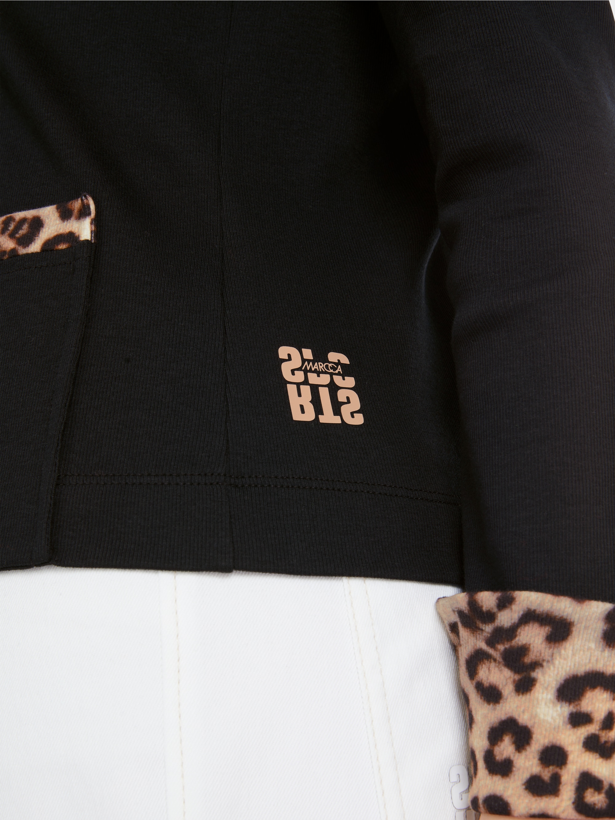Veste zippée en coton côtelé