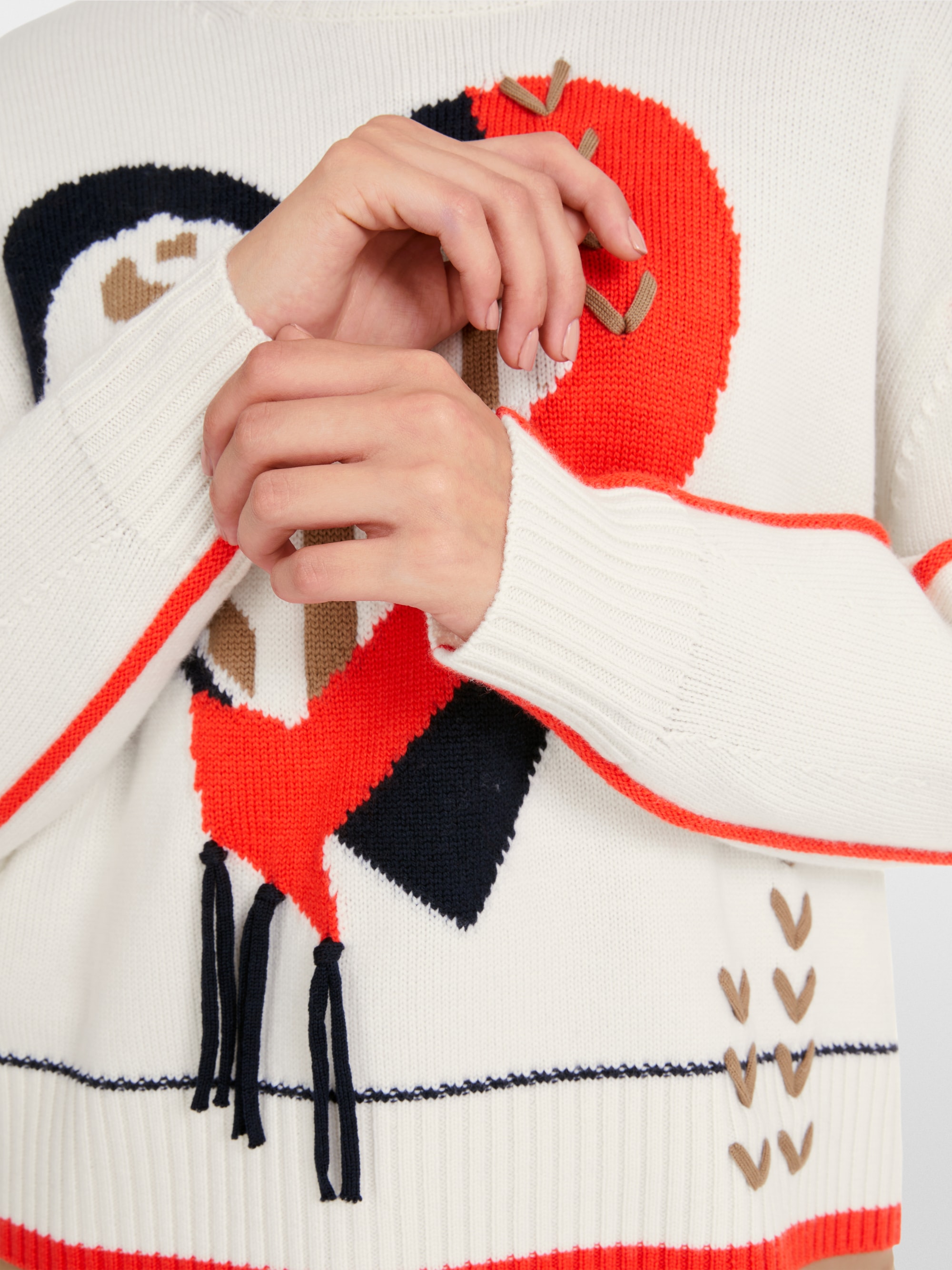 Sweater aus reiner Wolle