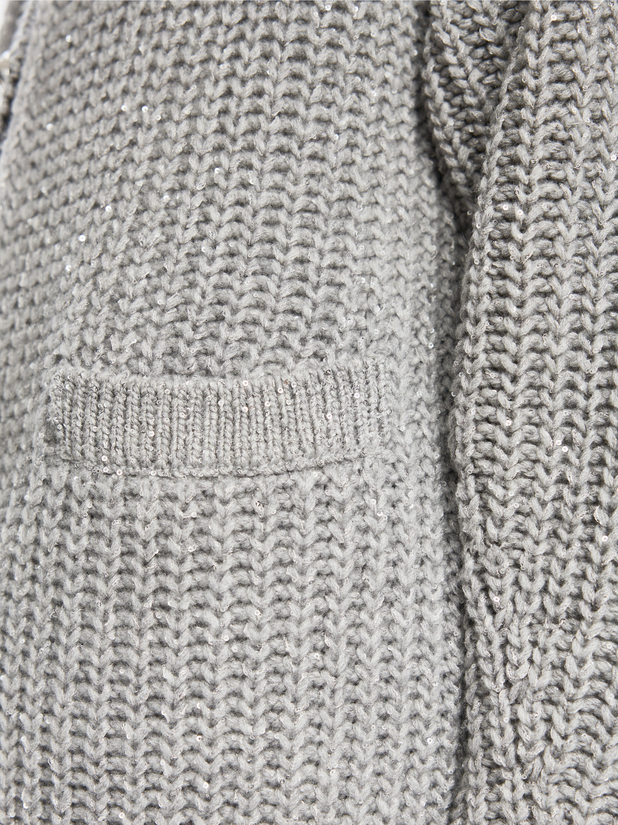 Lange gebreide mantel Knitted in Germany