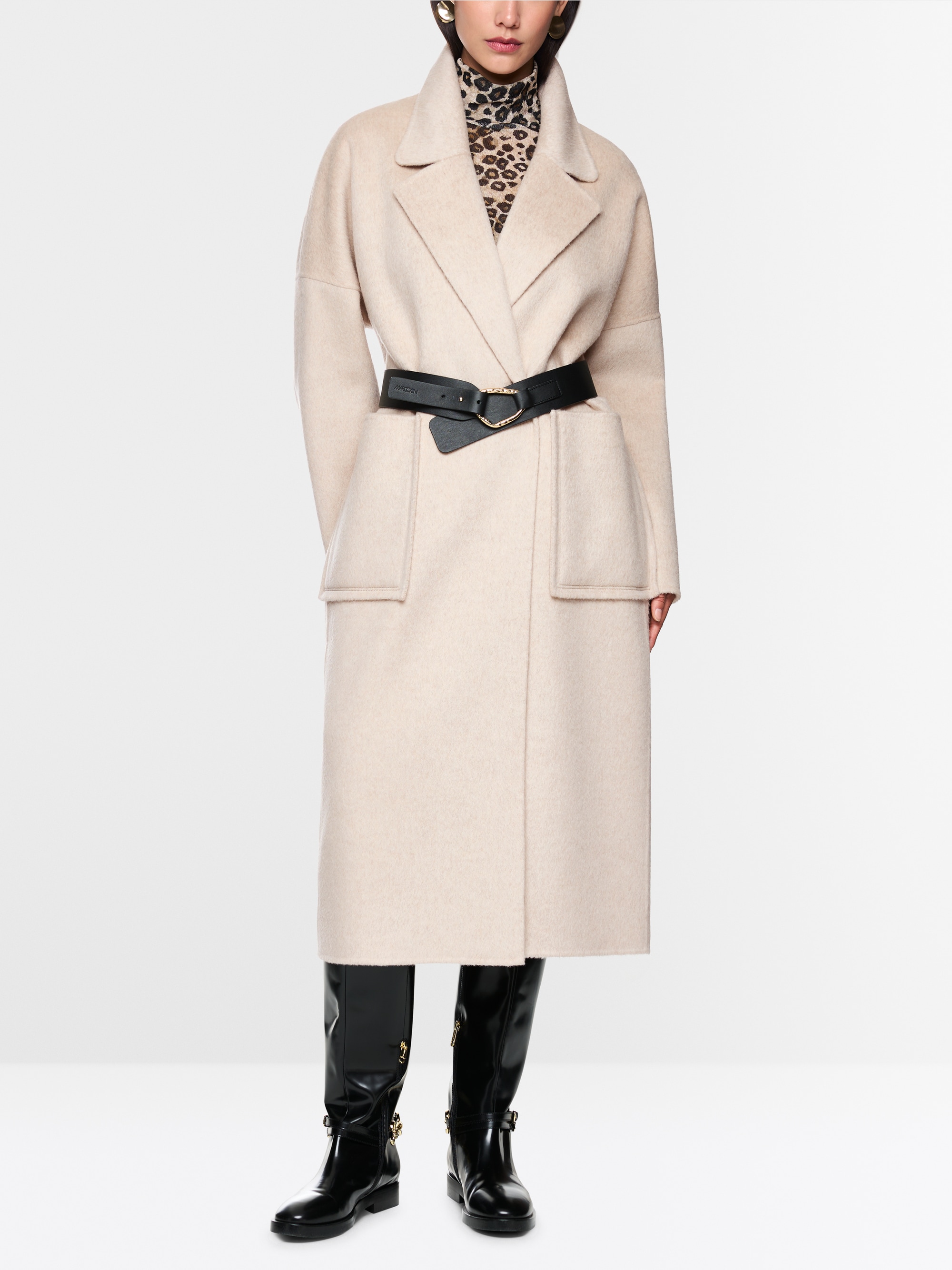 Manteau oversize luxueux