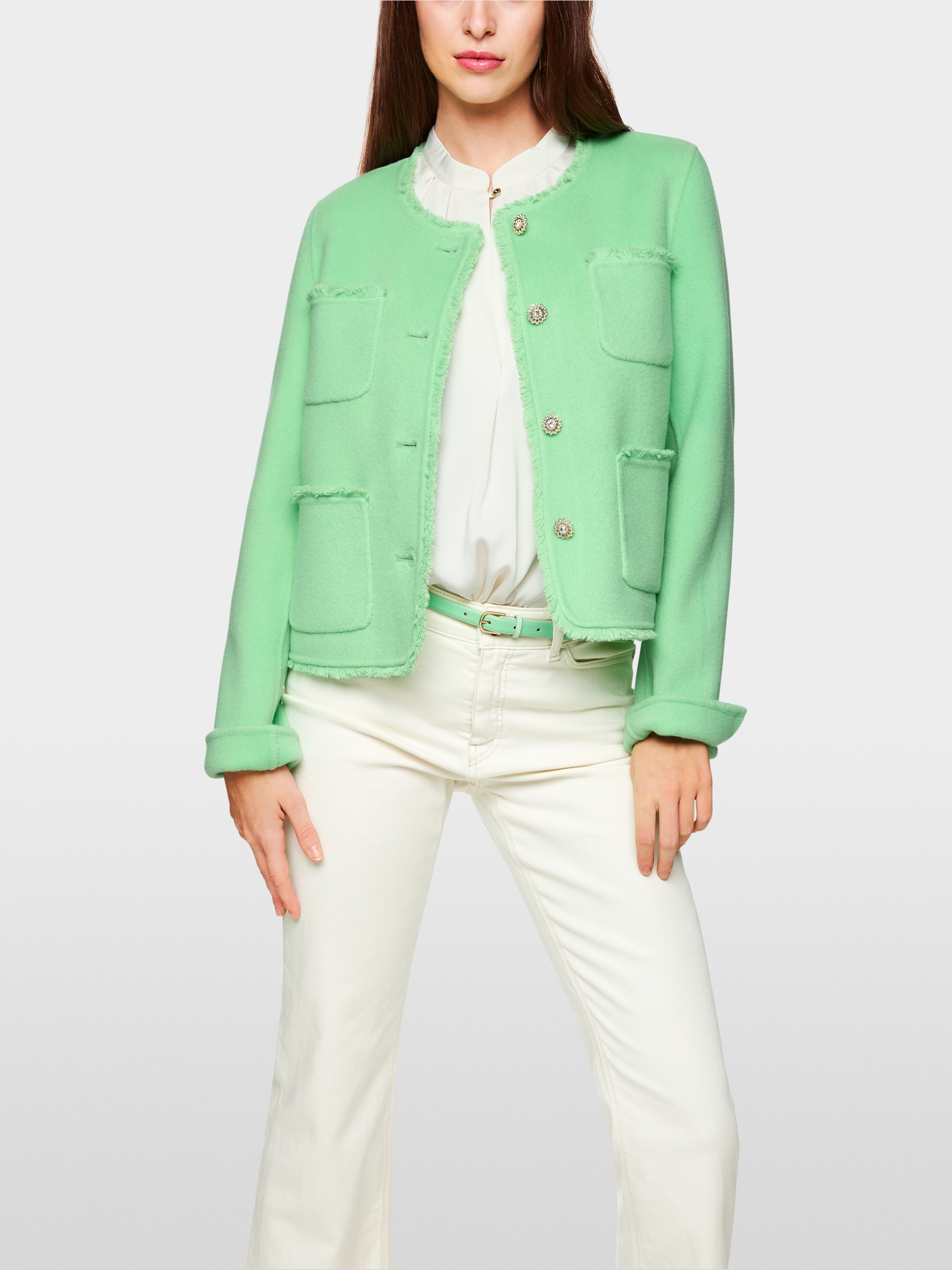 Jacke mit aufgesetzten Taschen