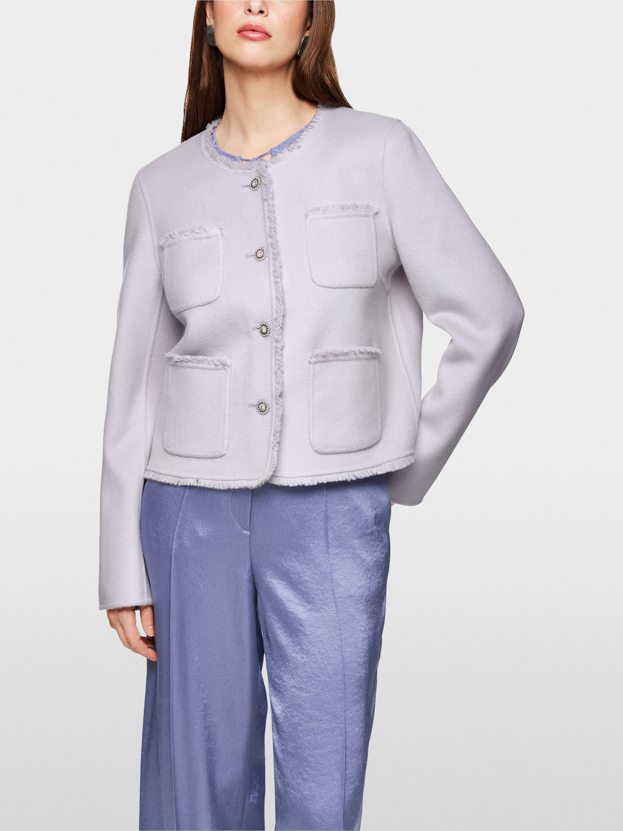 Jacke mit aufgesetzten Taschen