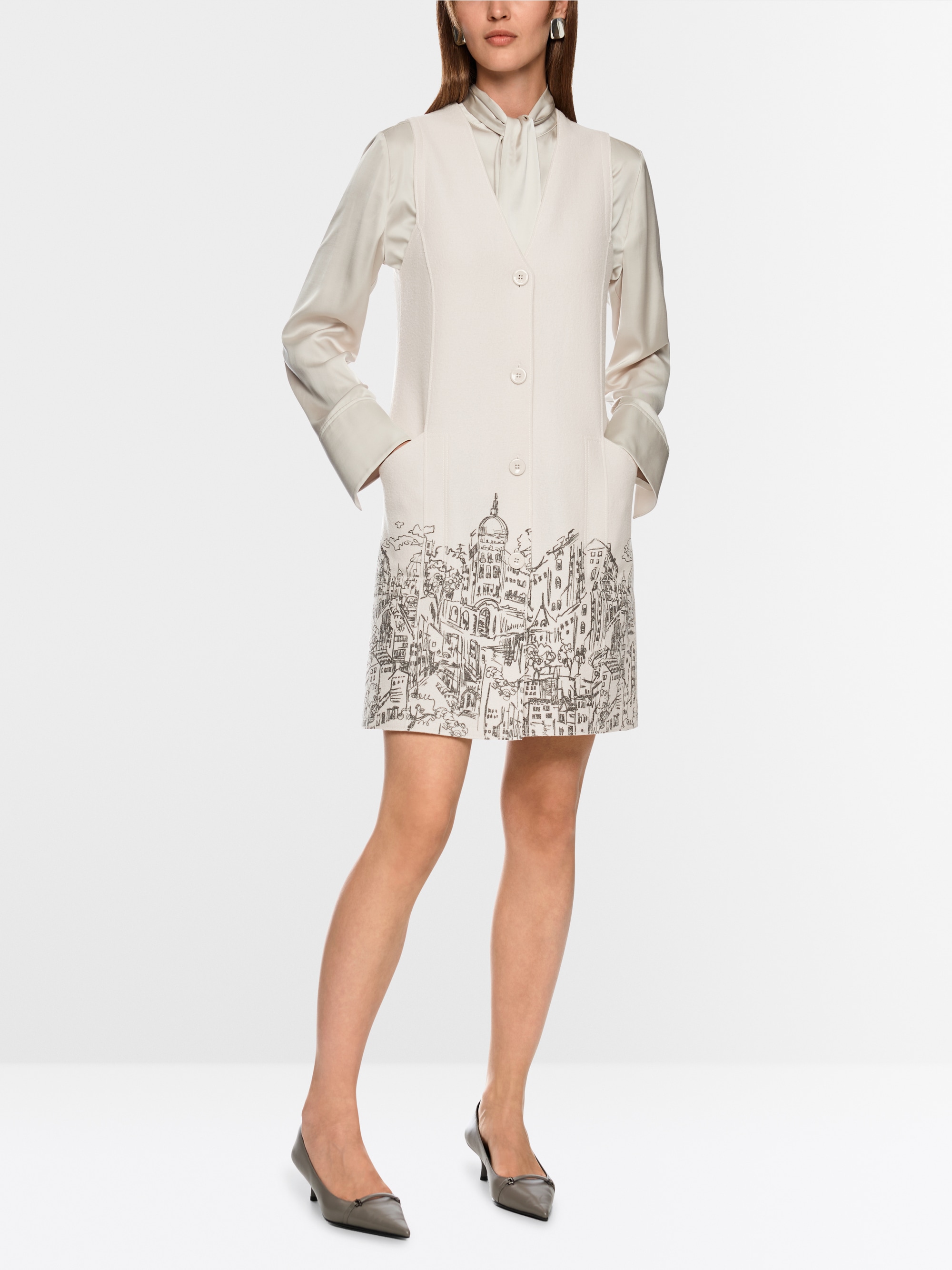 Robe en laine bouillie Knitted in Germany