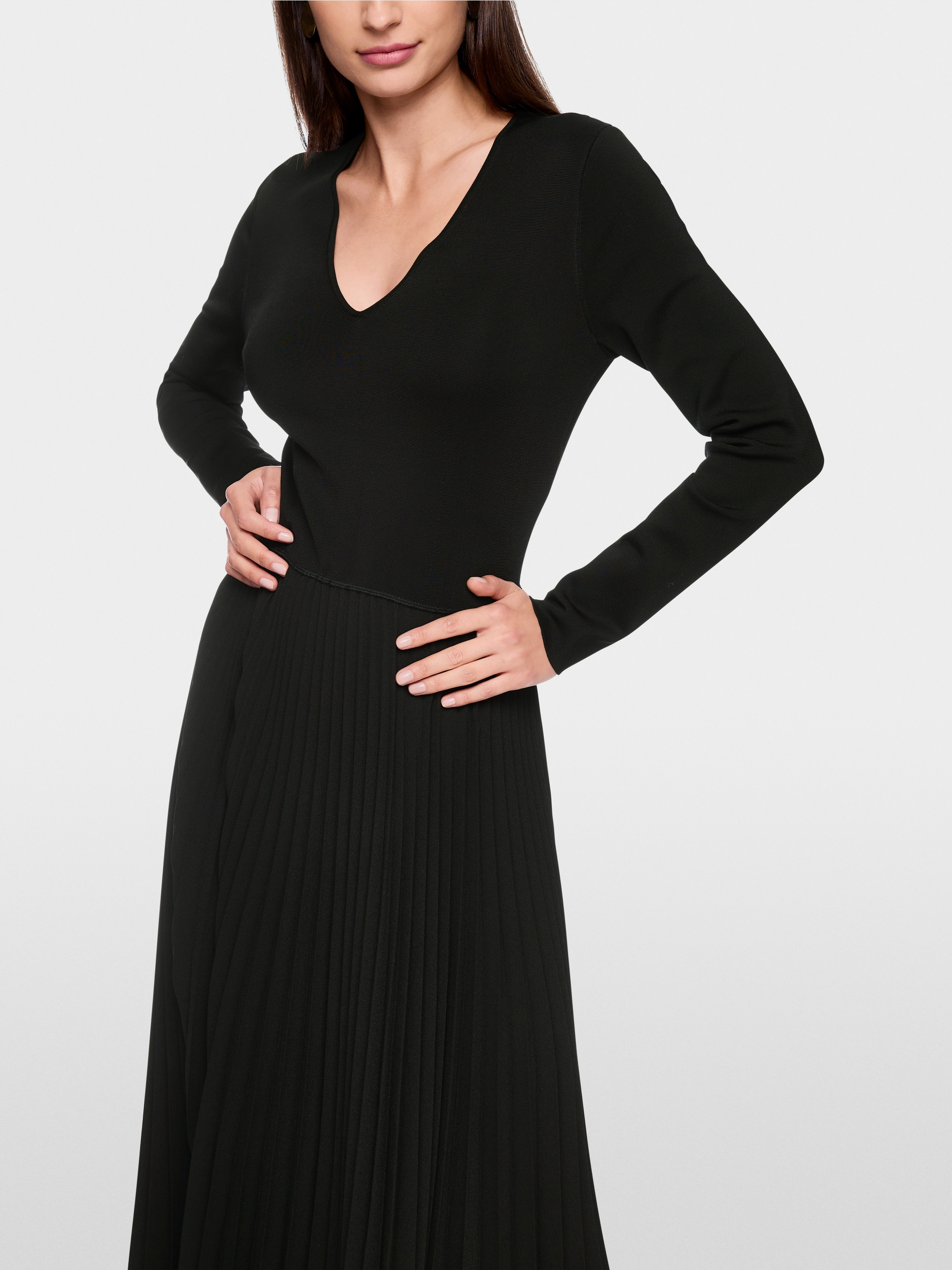 Robe en viscose plissée