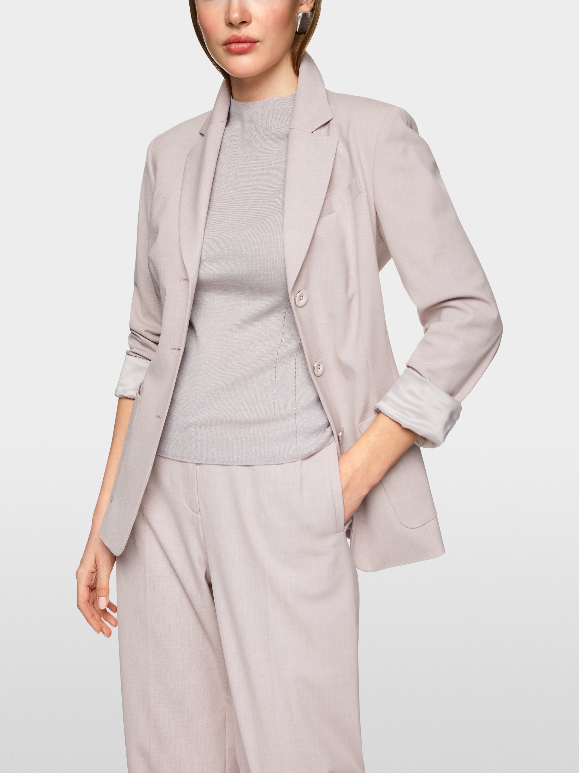 Blazer met opgestikte zakken