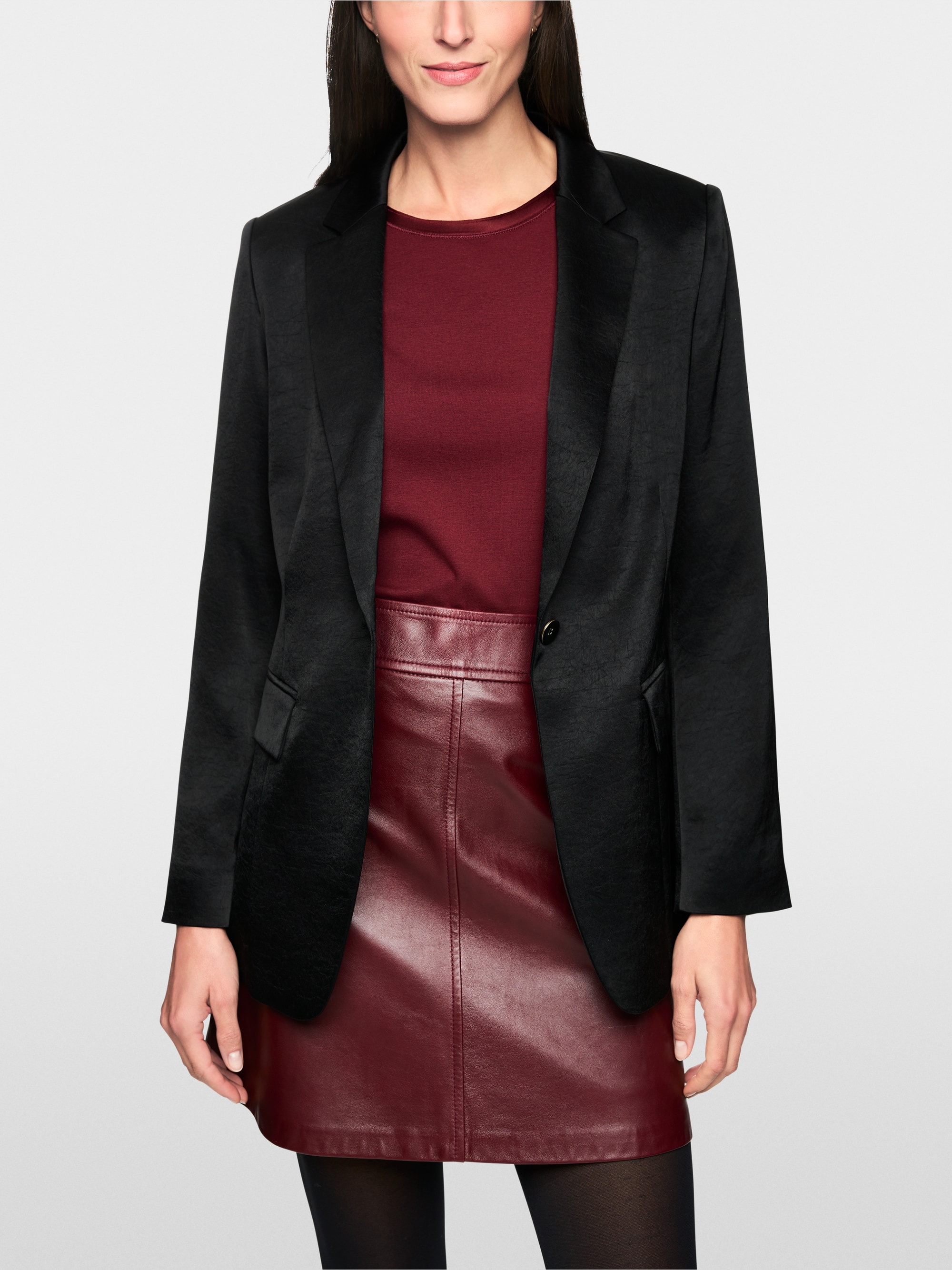 Blazer classique à simple boutonnage