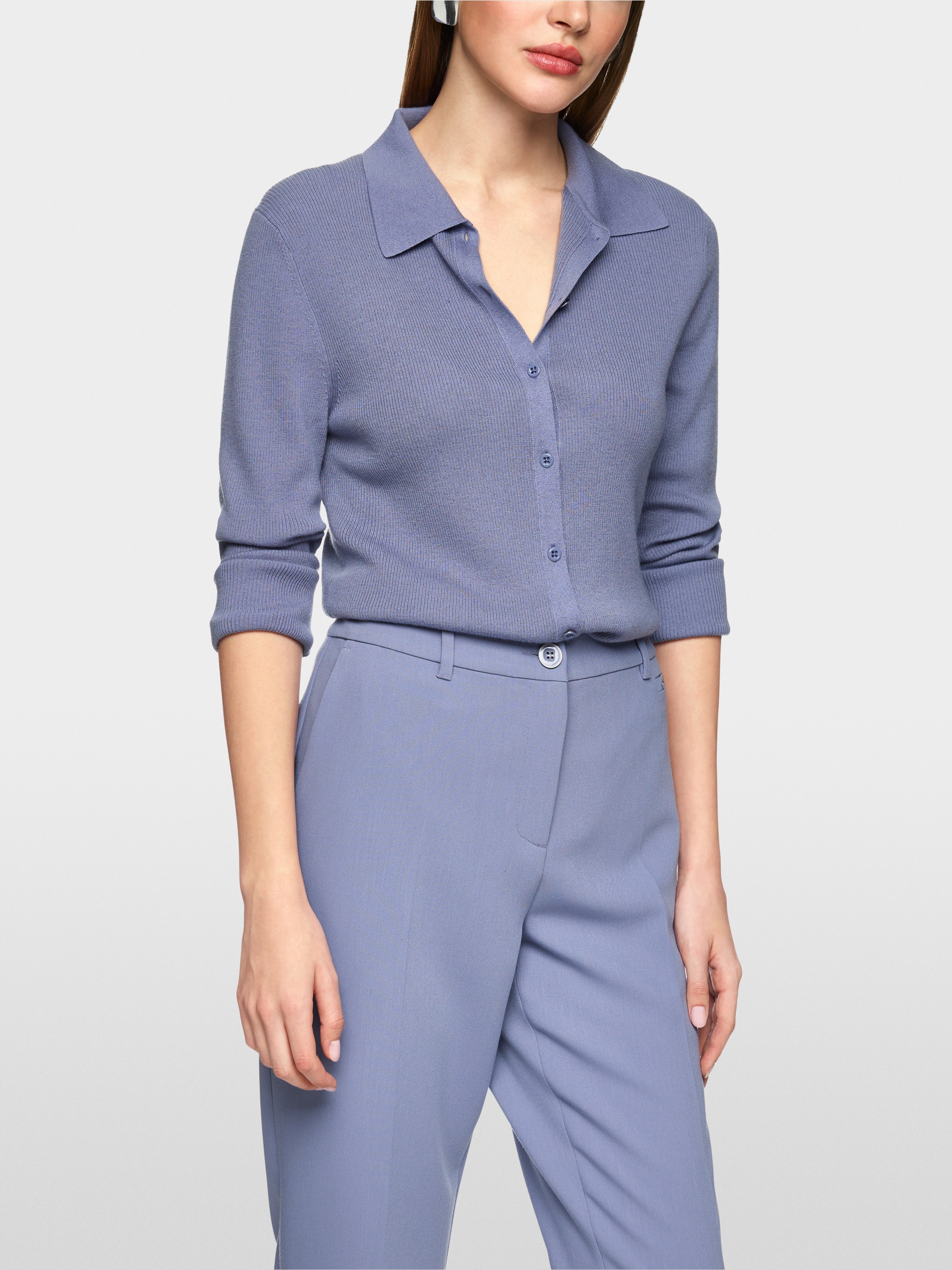 Thin ribbed cardigan
