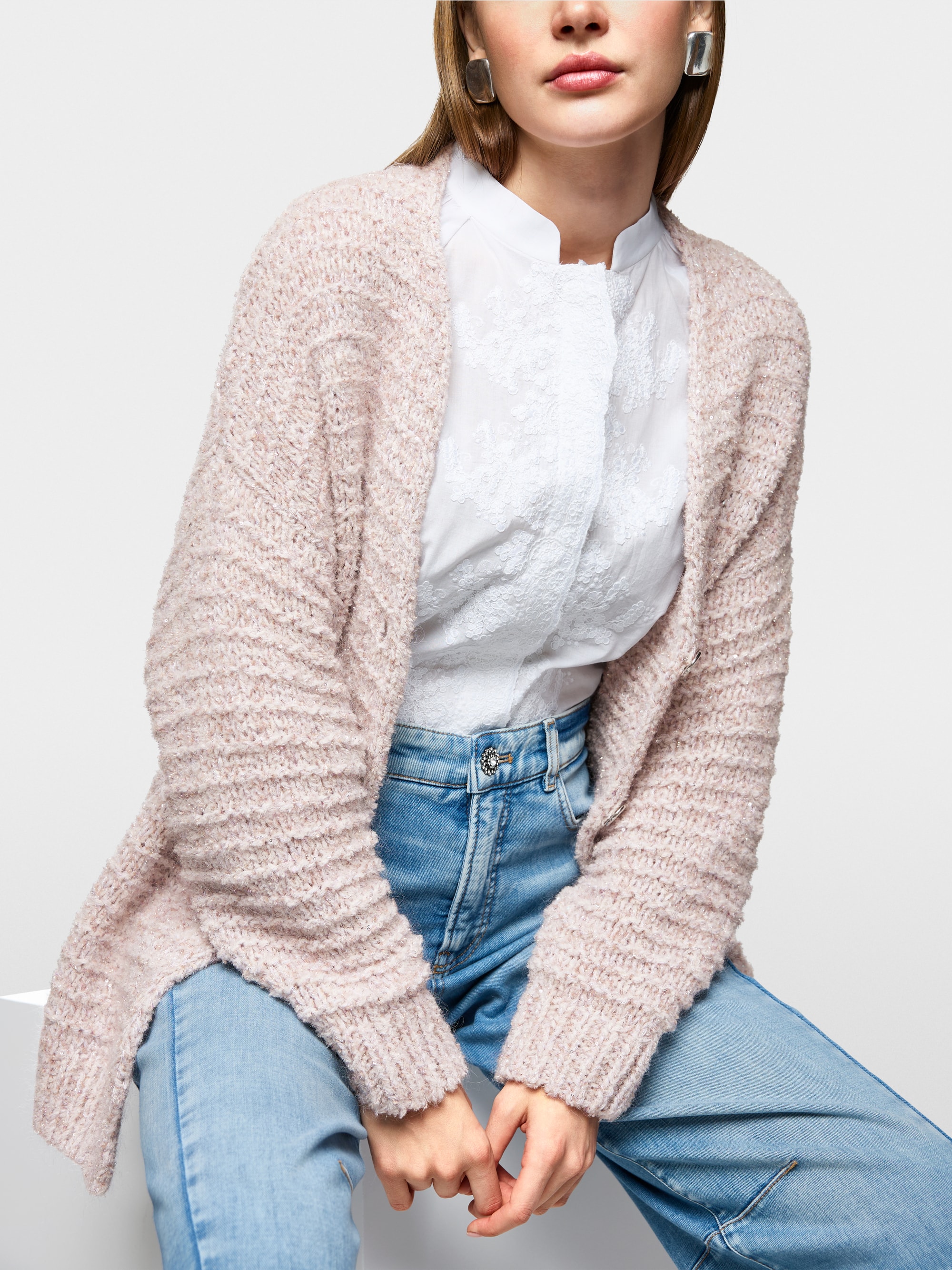Glanzende cardigan Knitted in Germany
