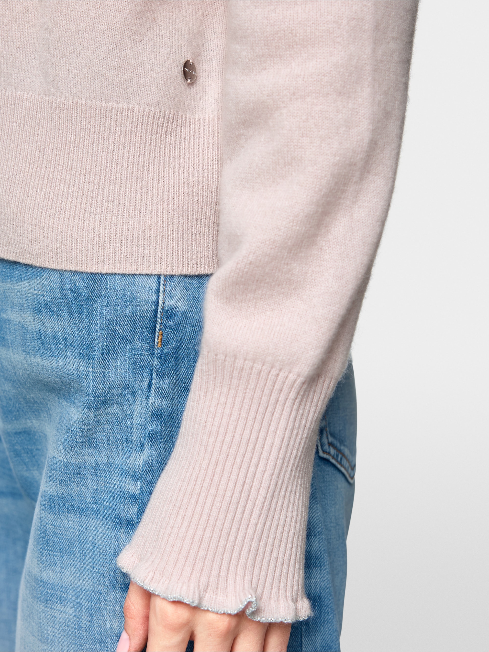 Cardigan court en cachemire